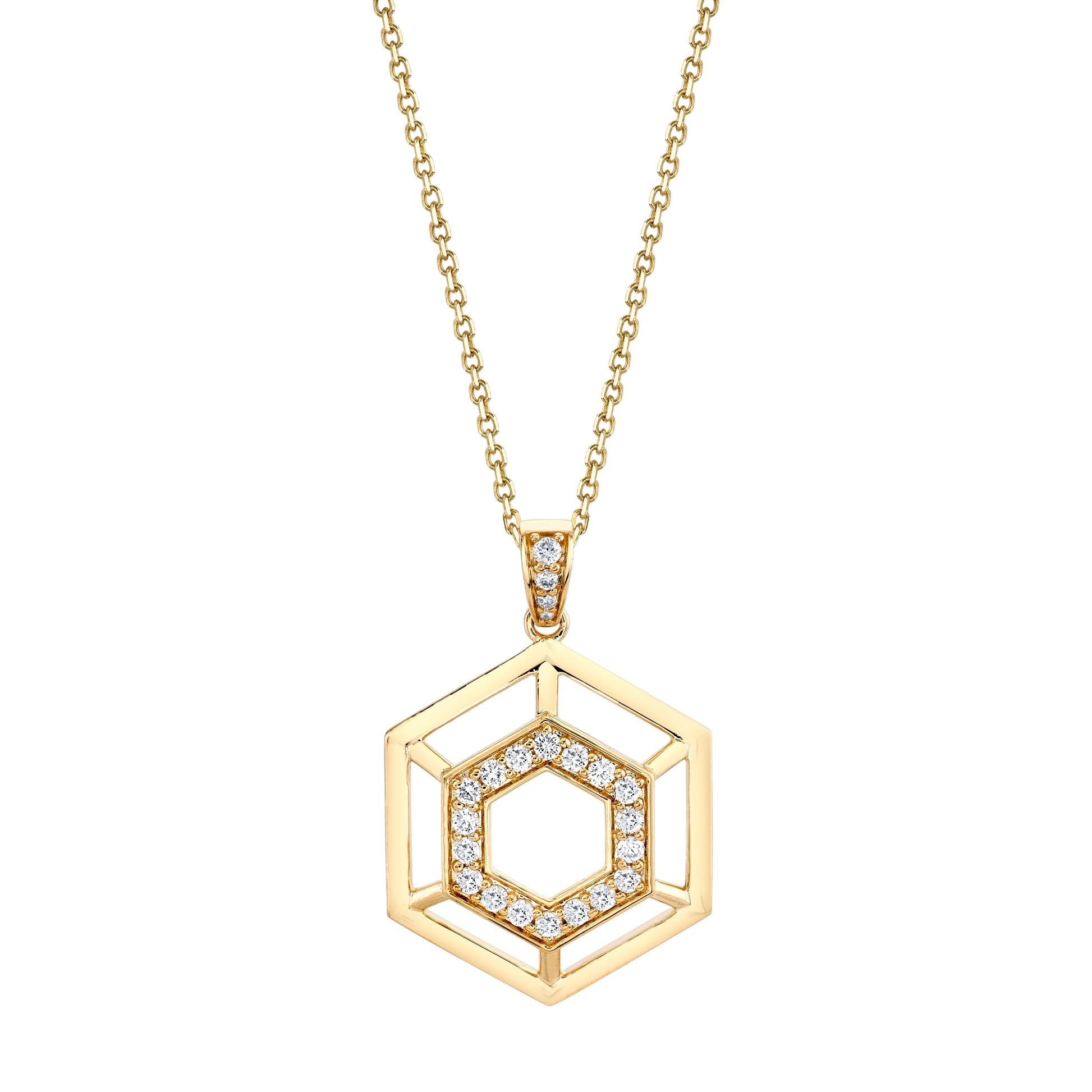 Hex Truss Pendant