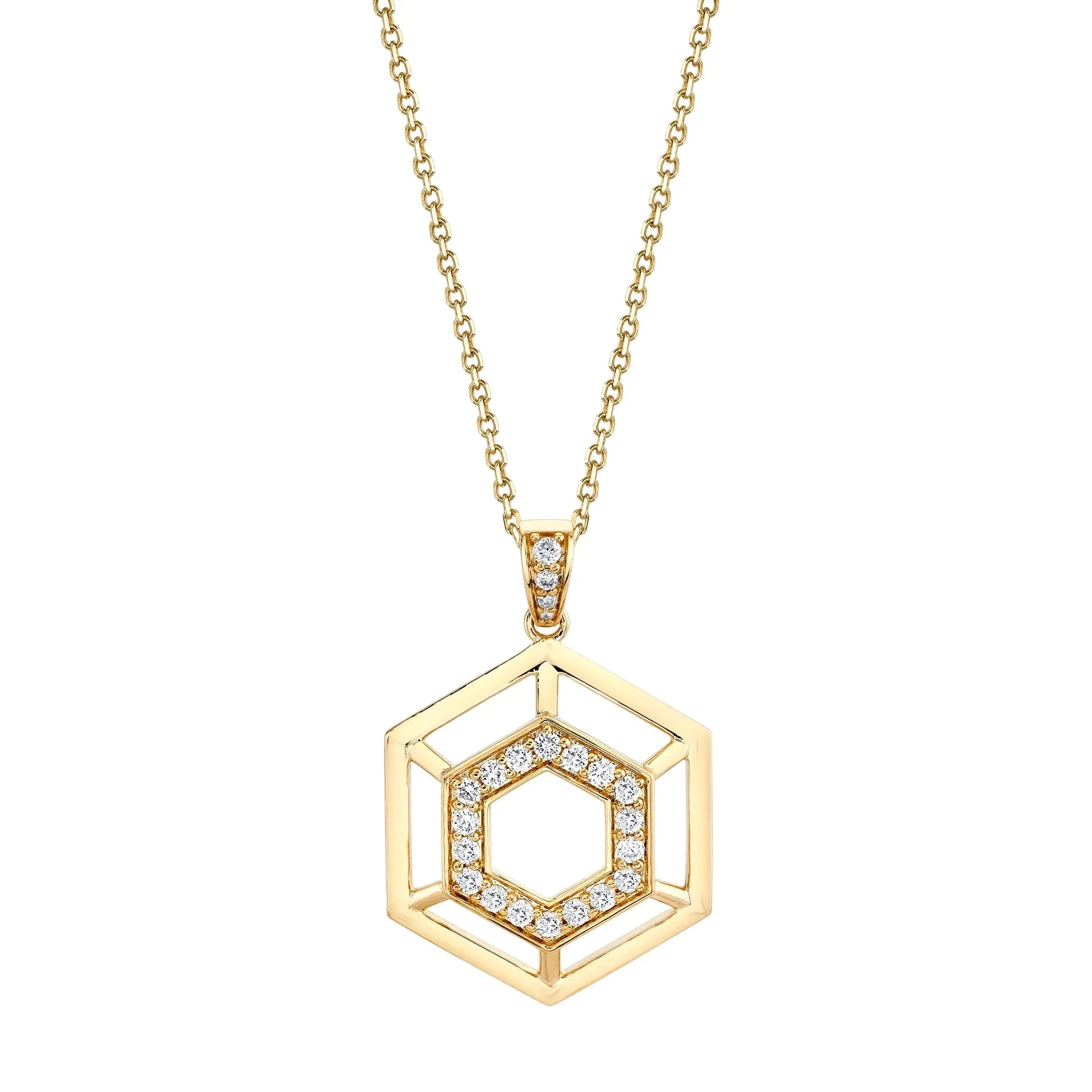MICHAEL M Hex Truss Pendant P510