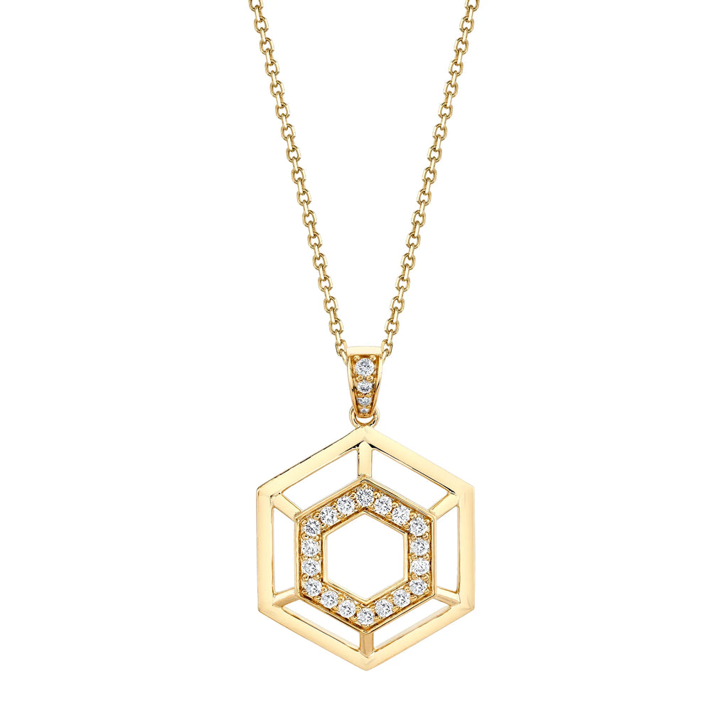 MICHAEL M Hex Truss Pendant P510