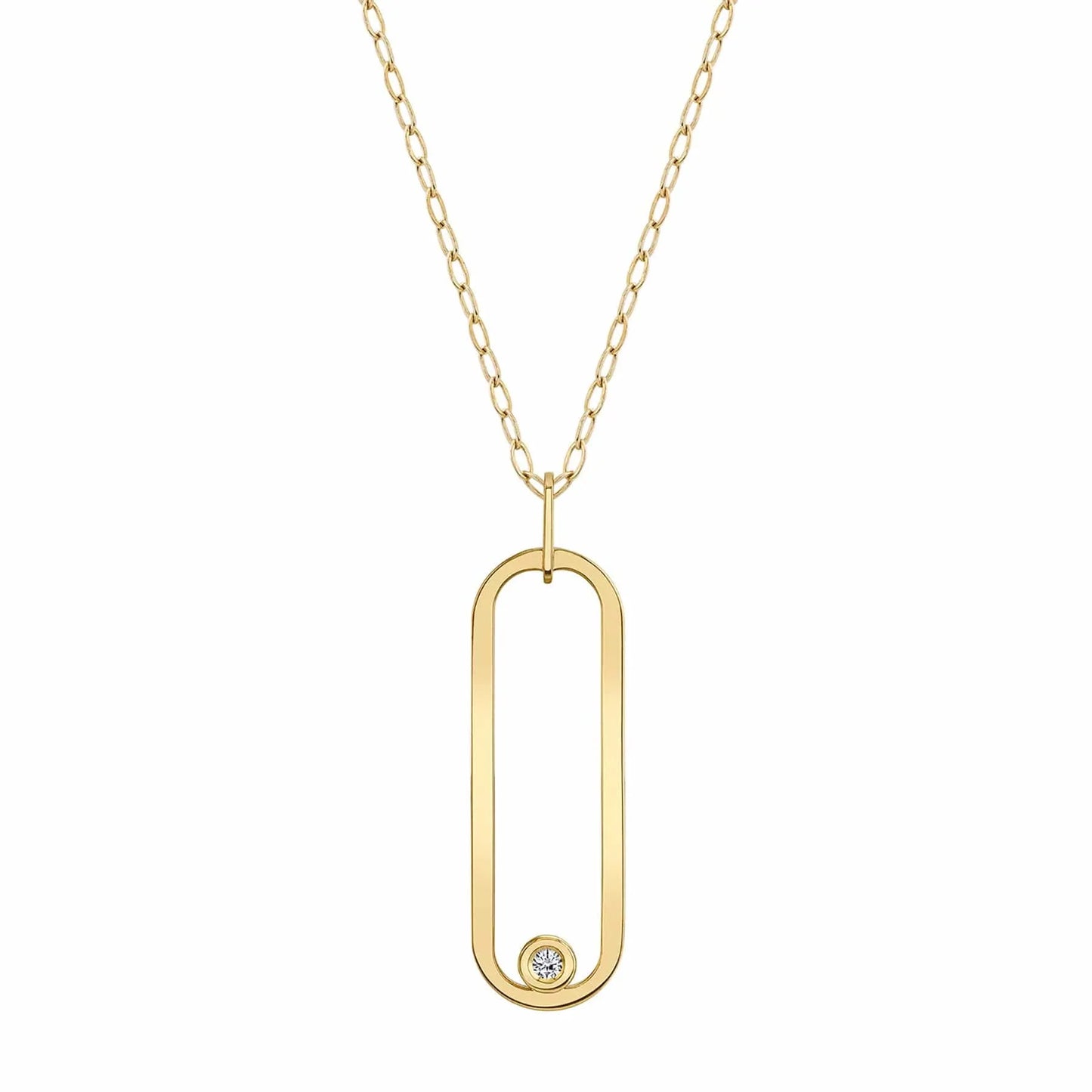 MICHAEL M Longline Link Pendant P360