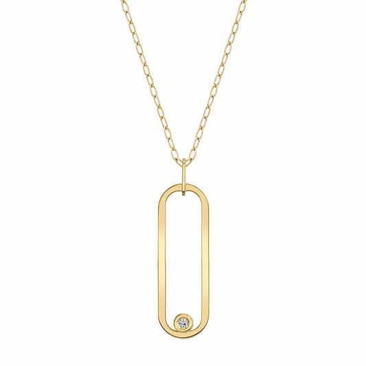 MICHAEL M Longline Link Pendant P360