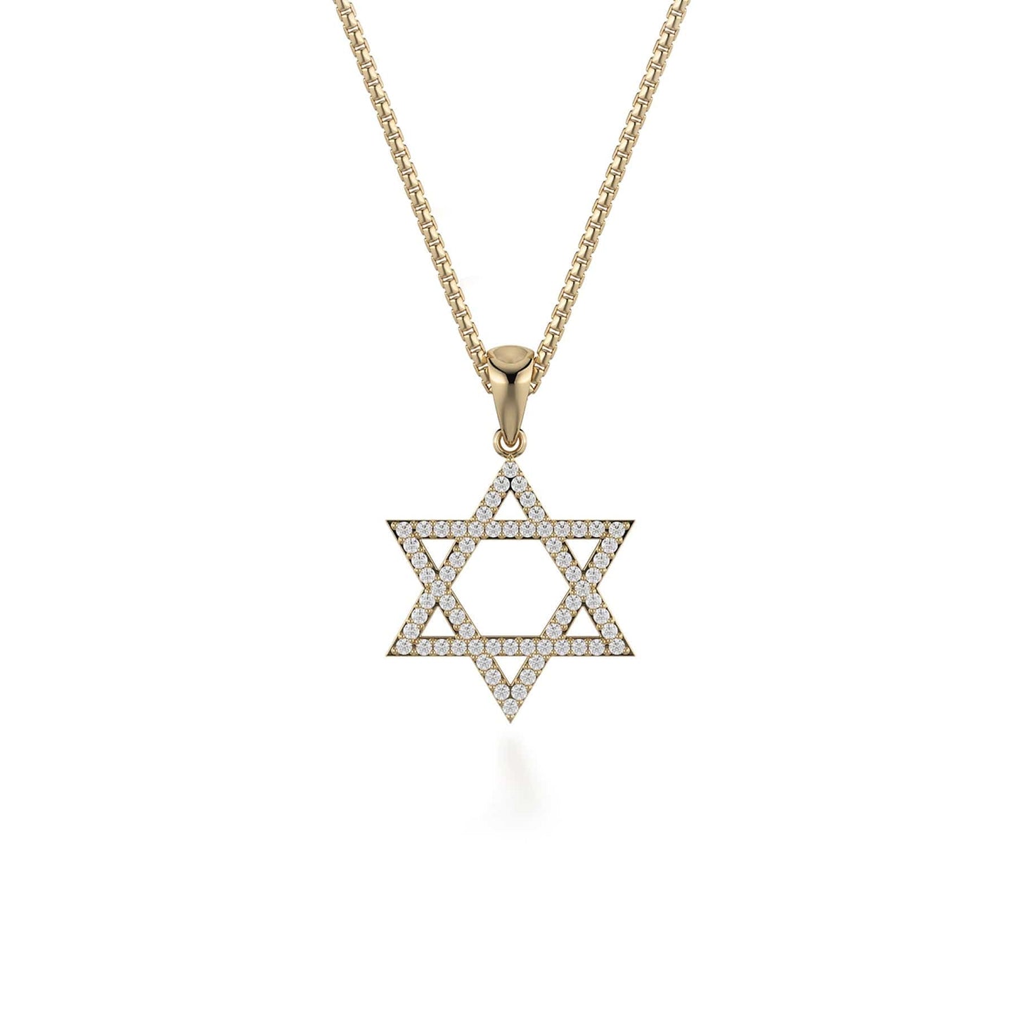 MICHAEL M Star of David Diamond Pendant MP235YG