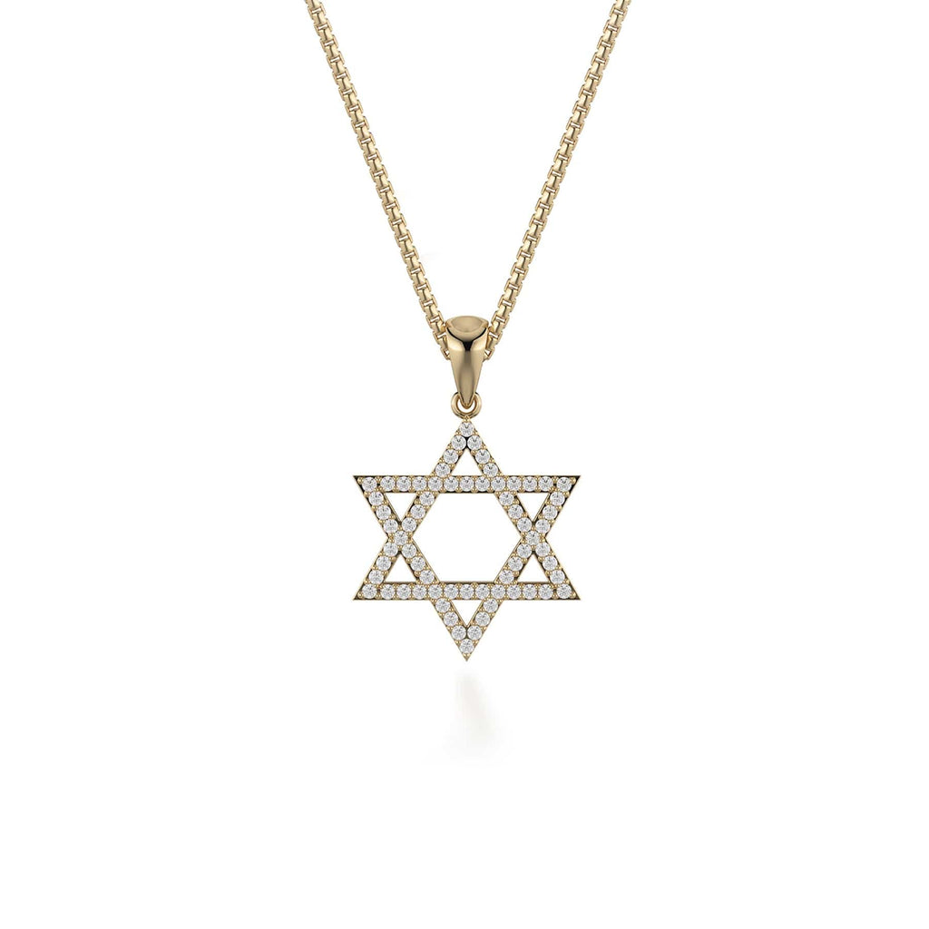 MICHAEL M Star of David Diamond Pendant MP235YG