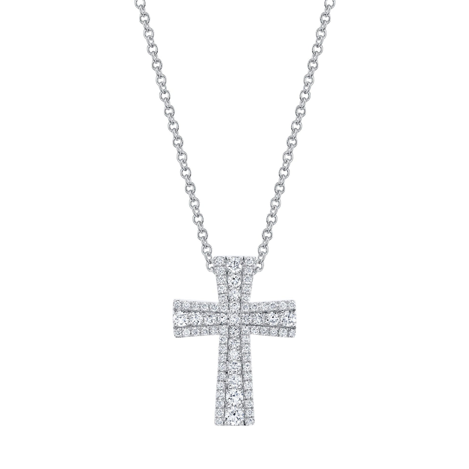 Europa Pave Cross Pendant