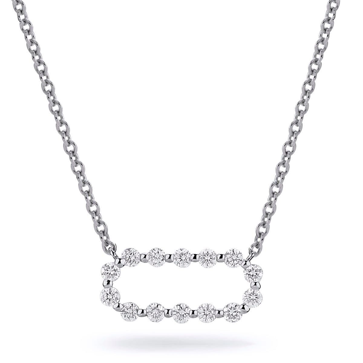 Cloud Pavé Link Necklace