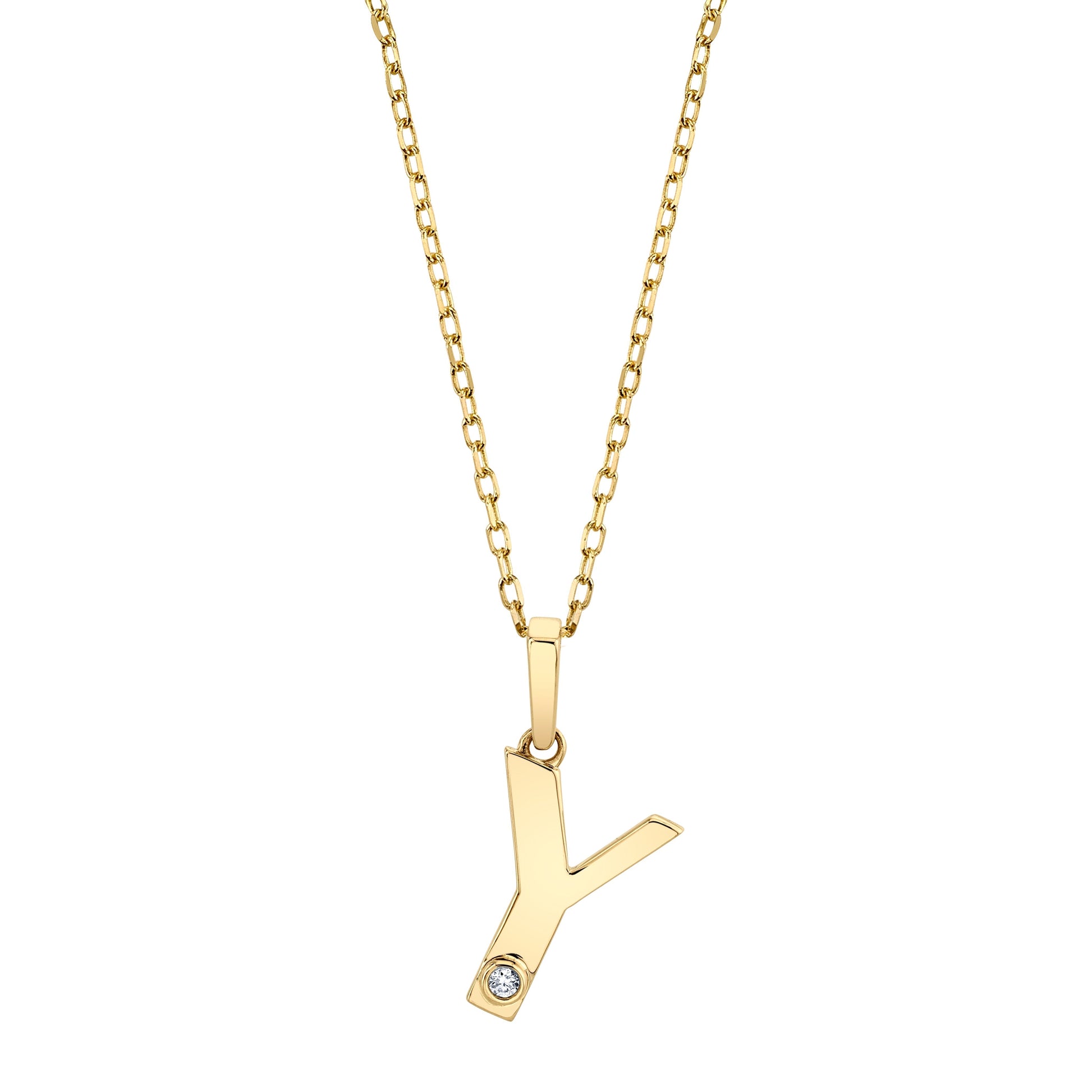 Deco Initial Pendant