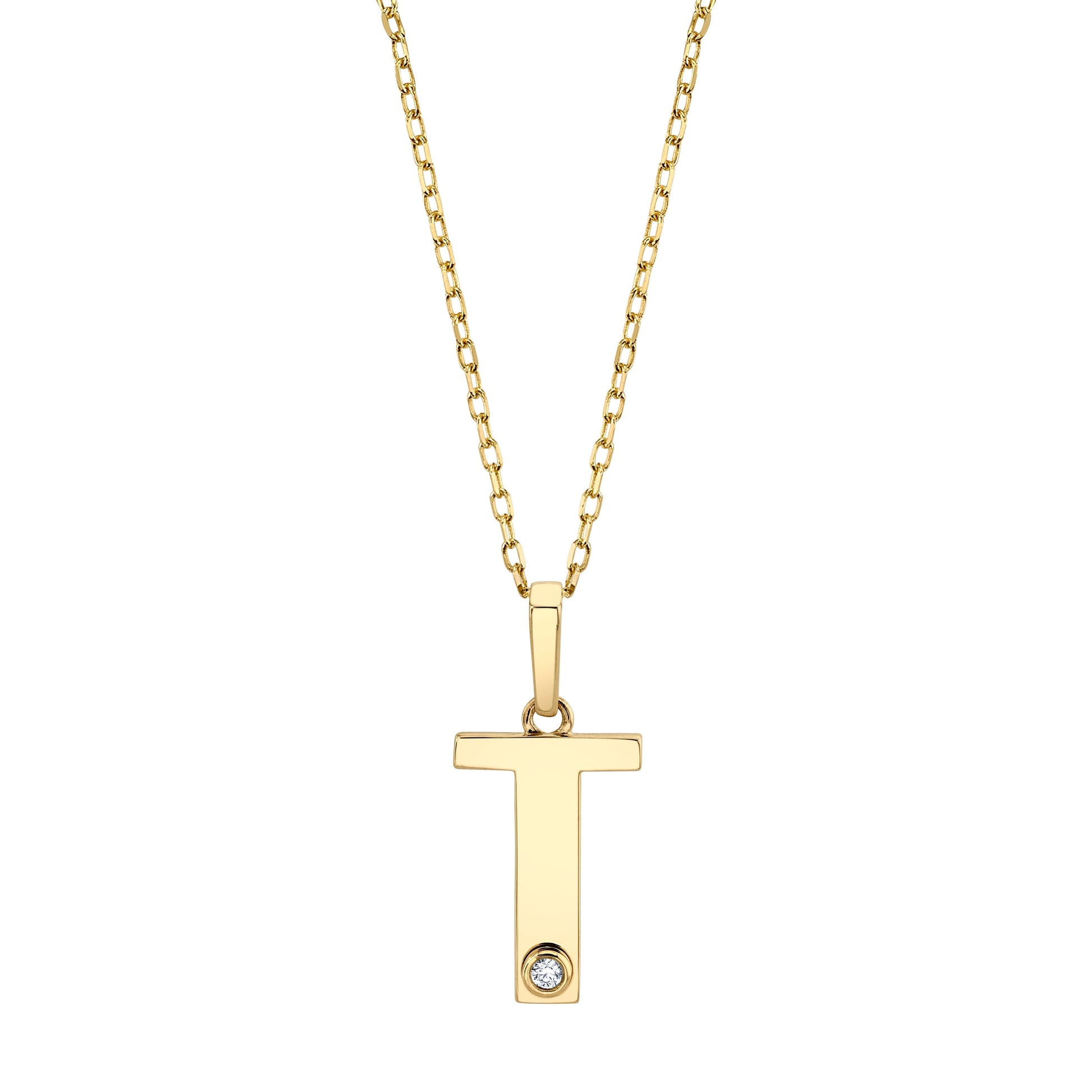 Deco Initial Pendant