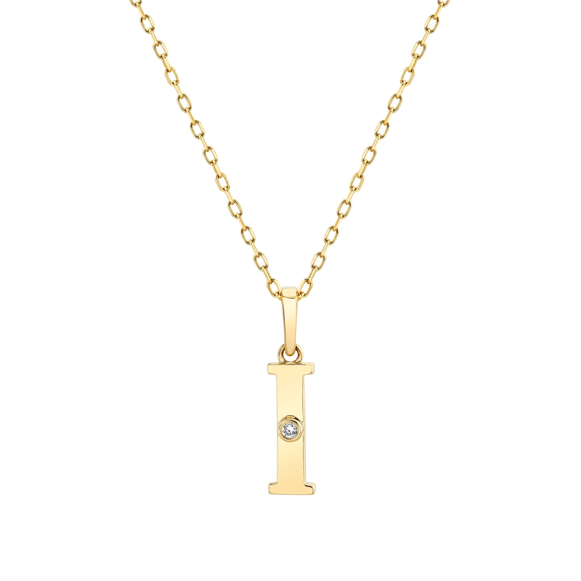 Deco Initial Pendant