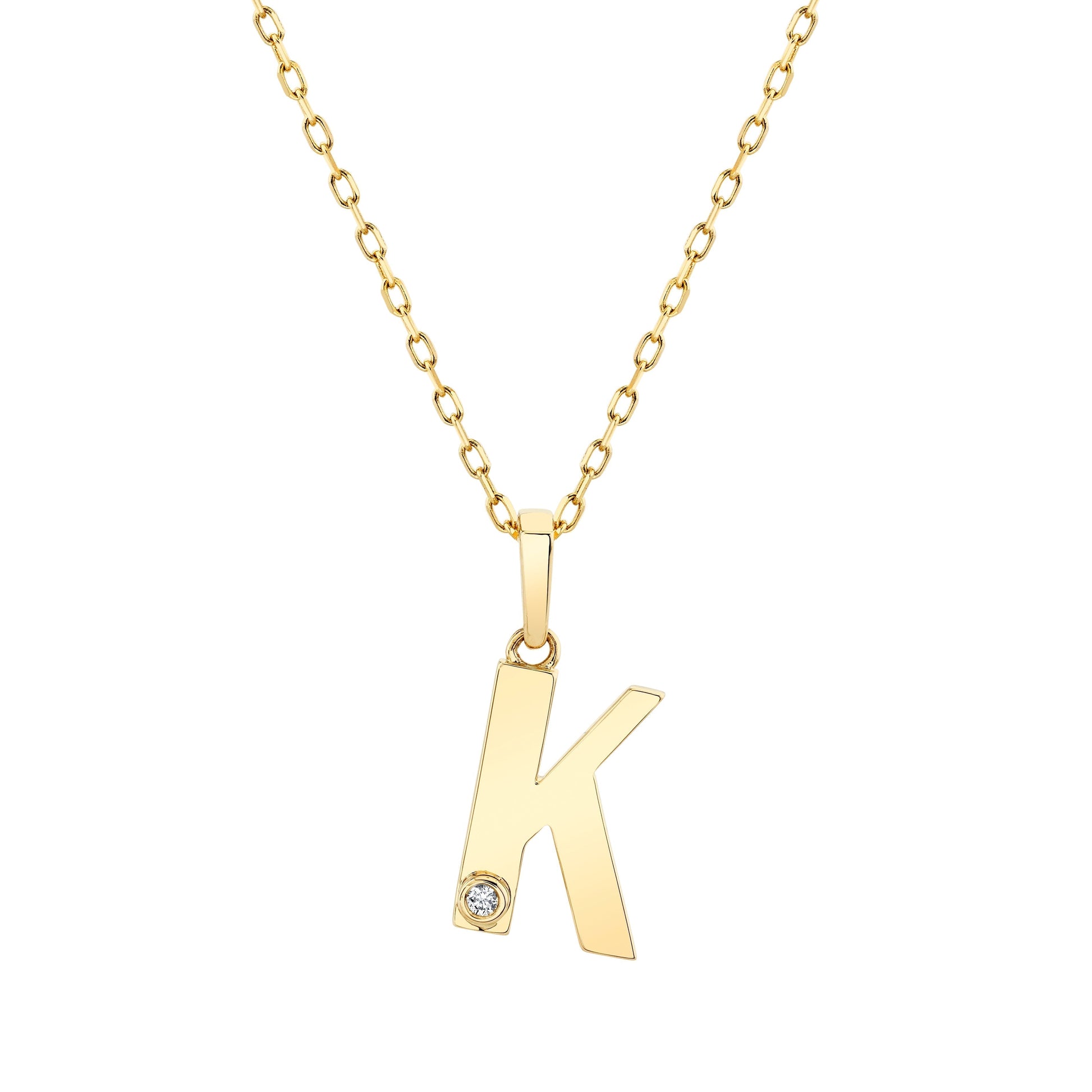 Deco Initial Pendant