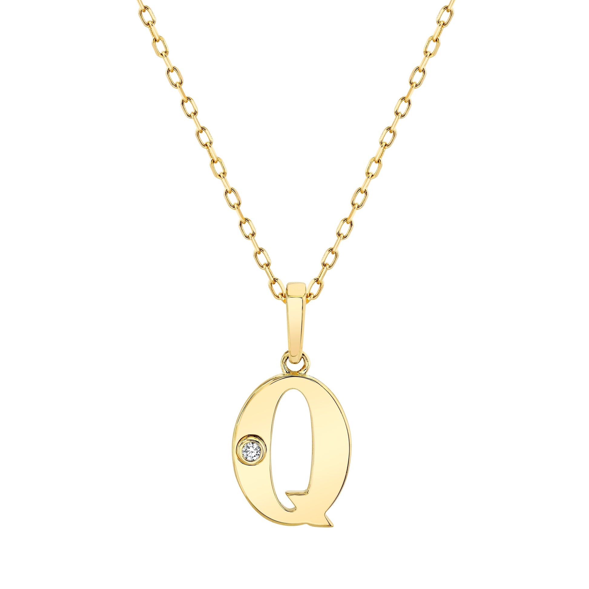 Deco Initial Pendant