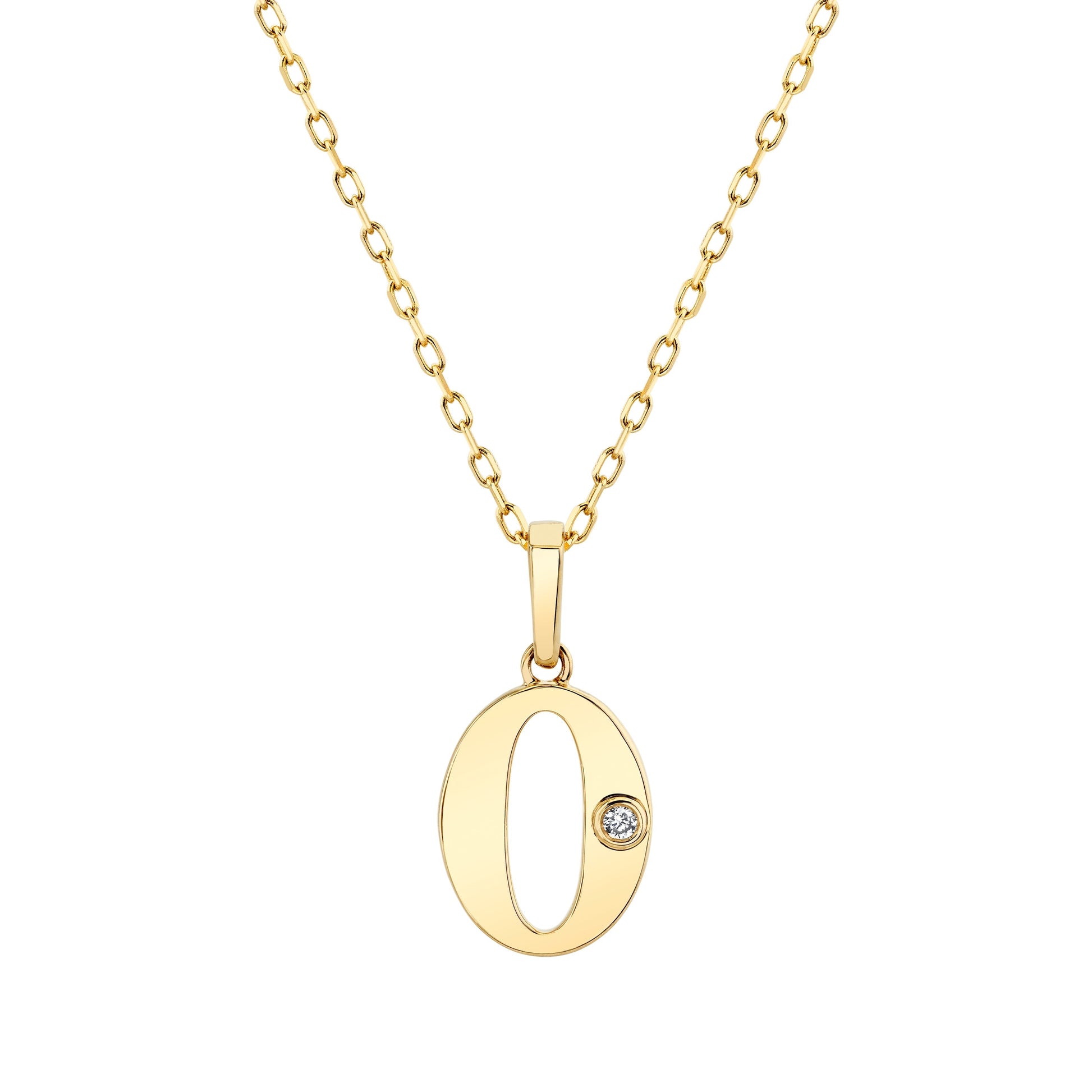 Deco Initial Pendant