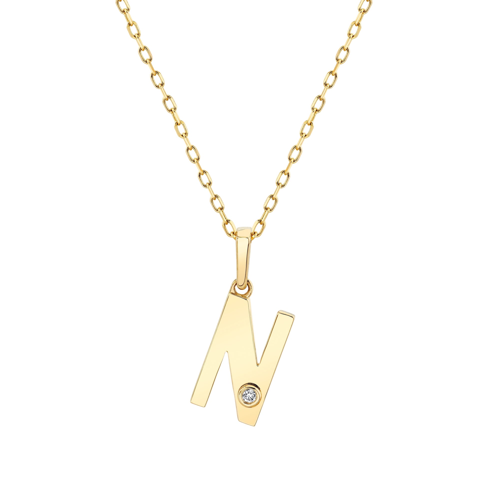 Deco Initial Pendant