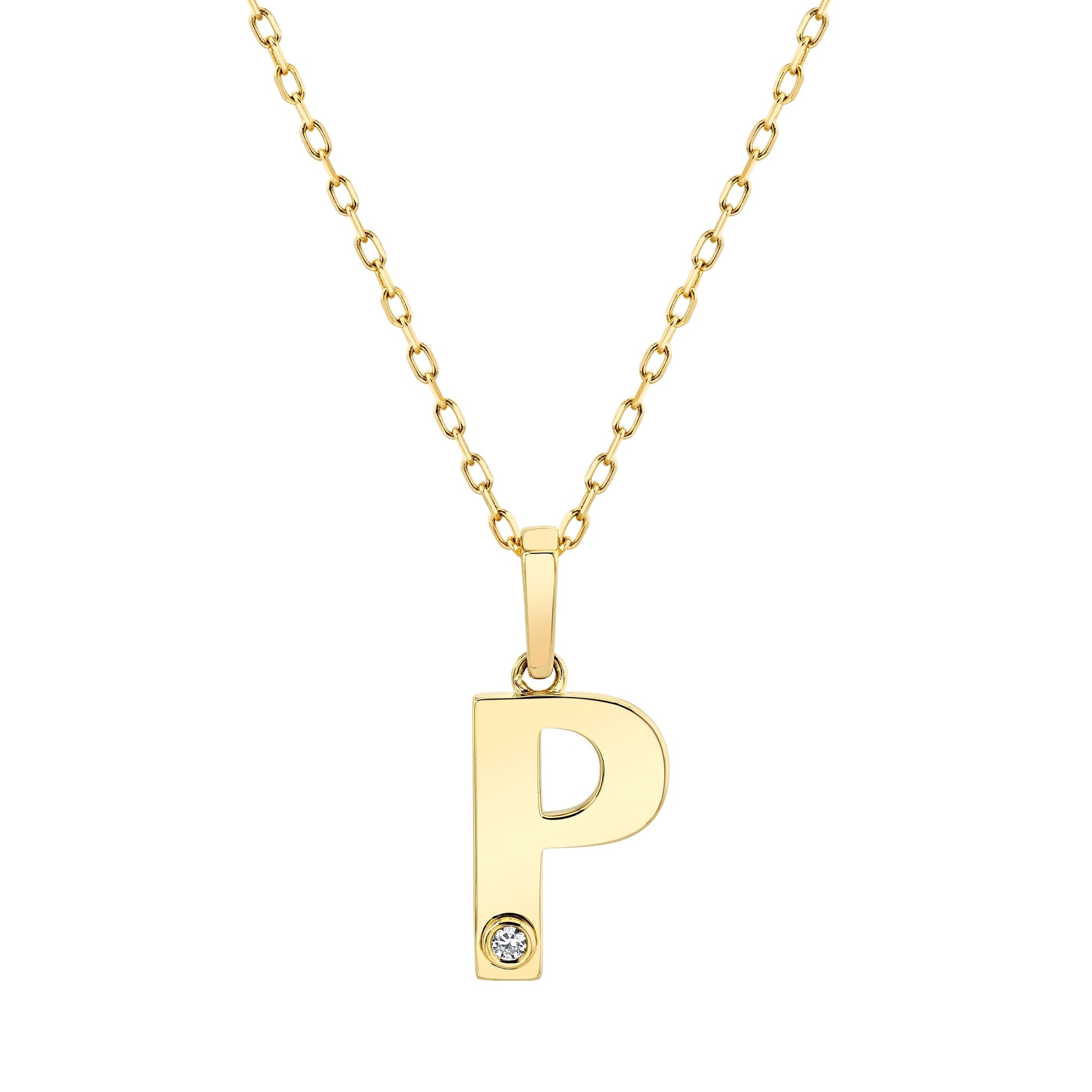 Deco Initial Pendant