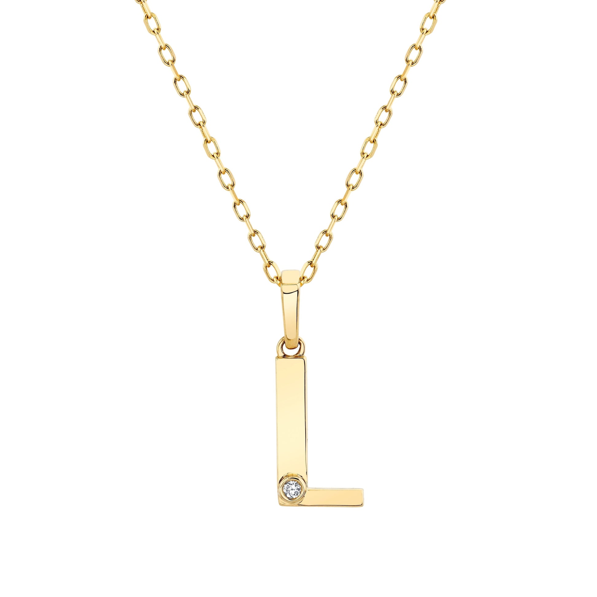 Deco Initial Pendant