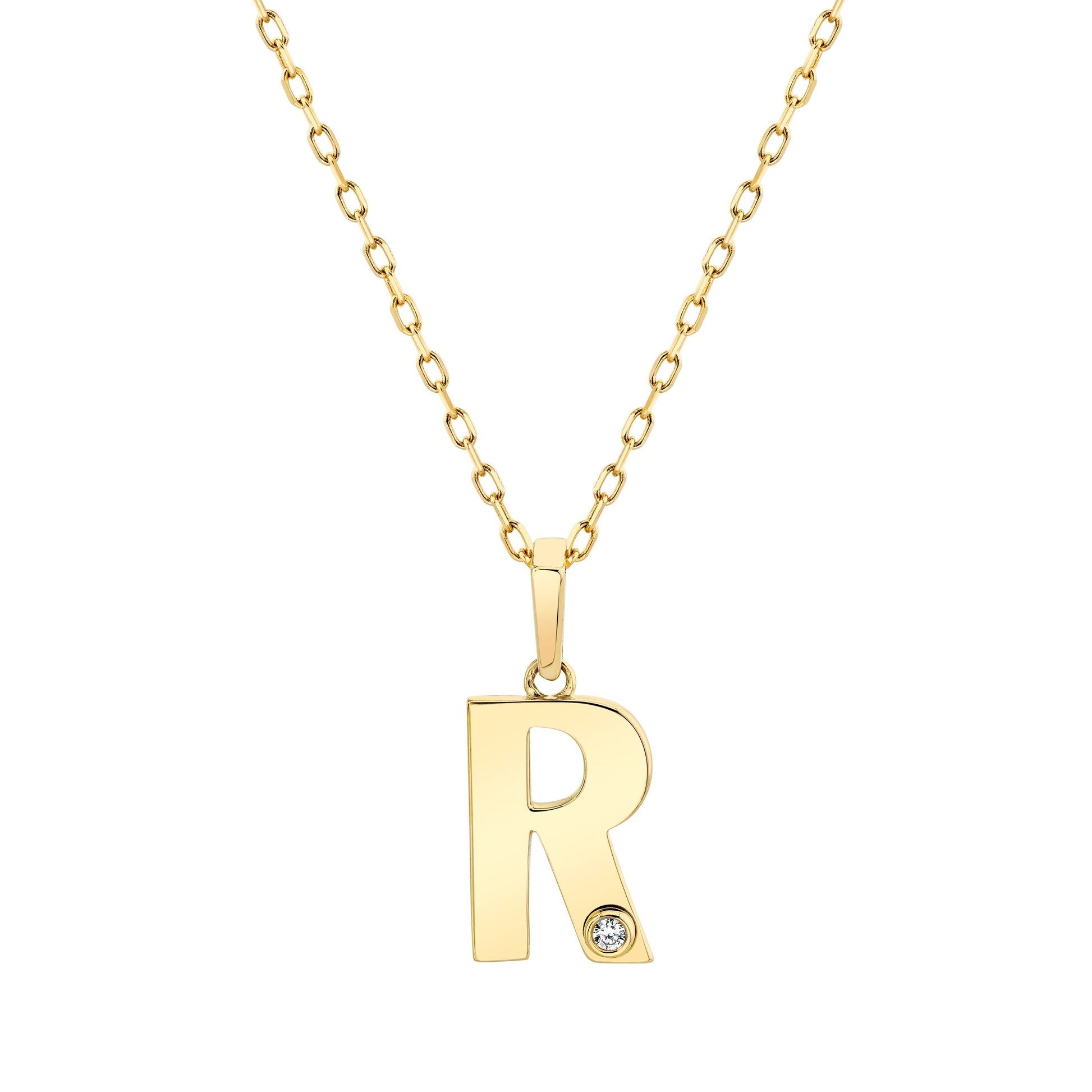 Deco Initial Pendant