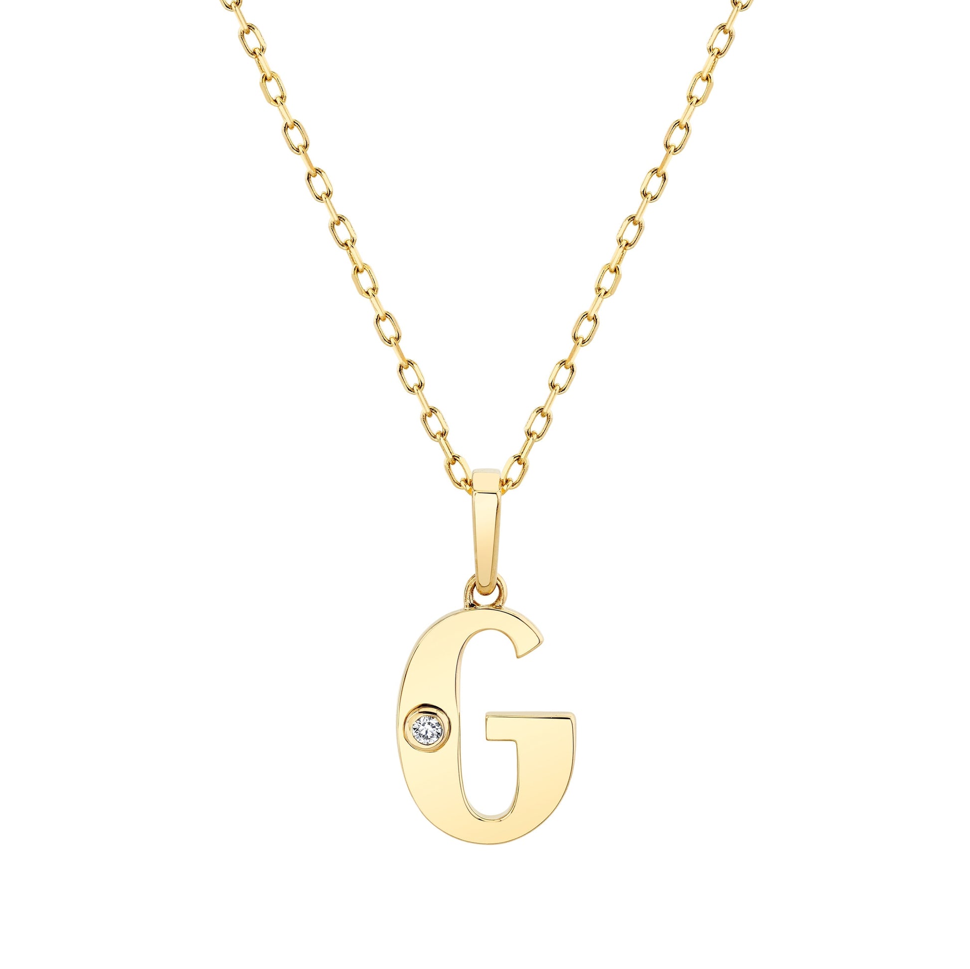 Deco Initial Pendant