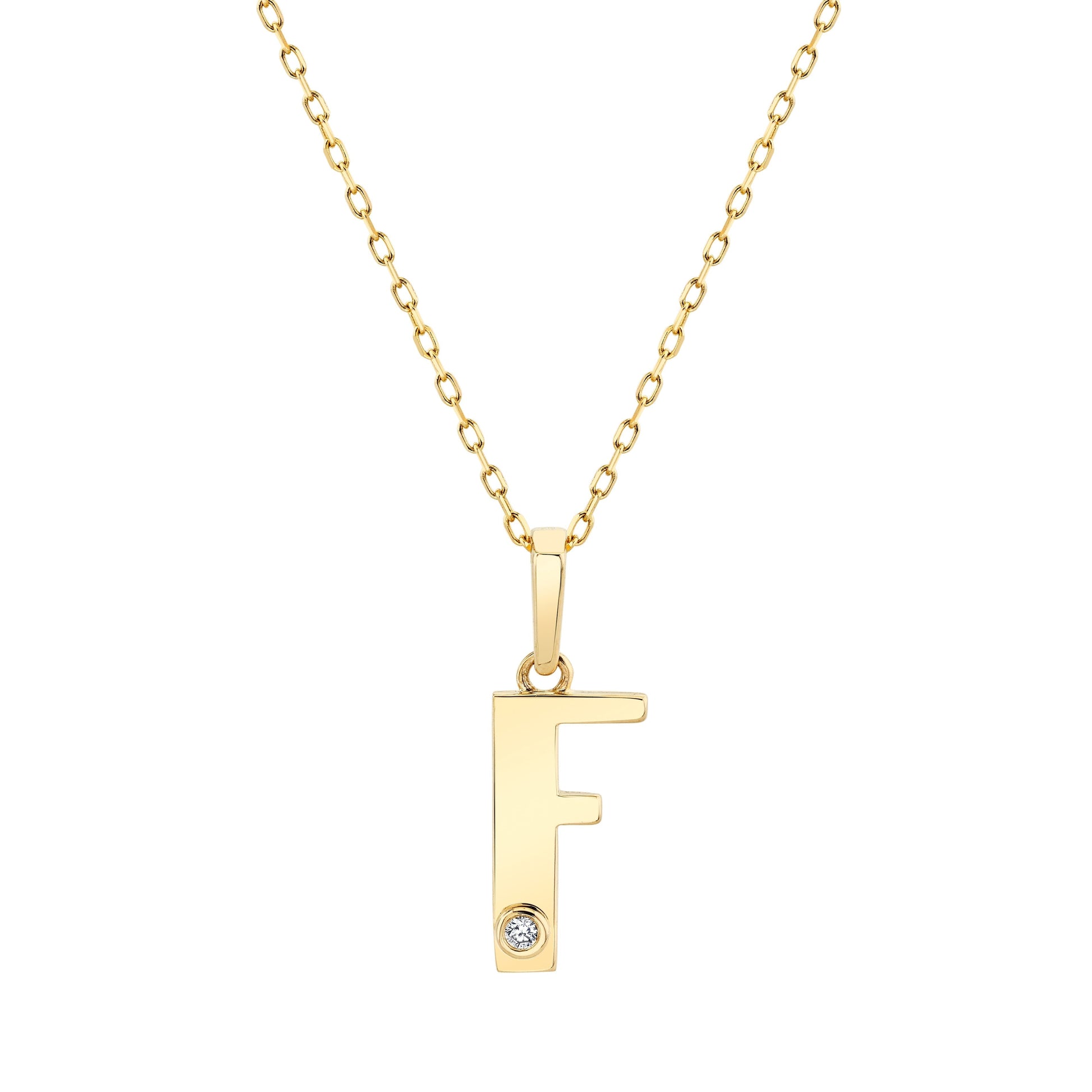 Deco Initial Pendant