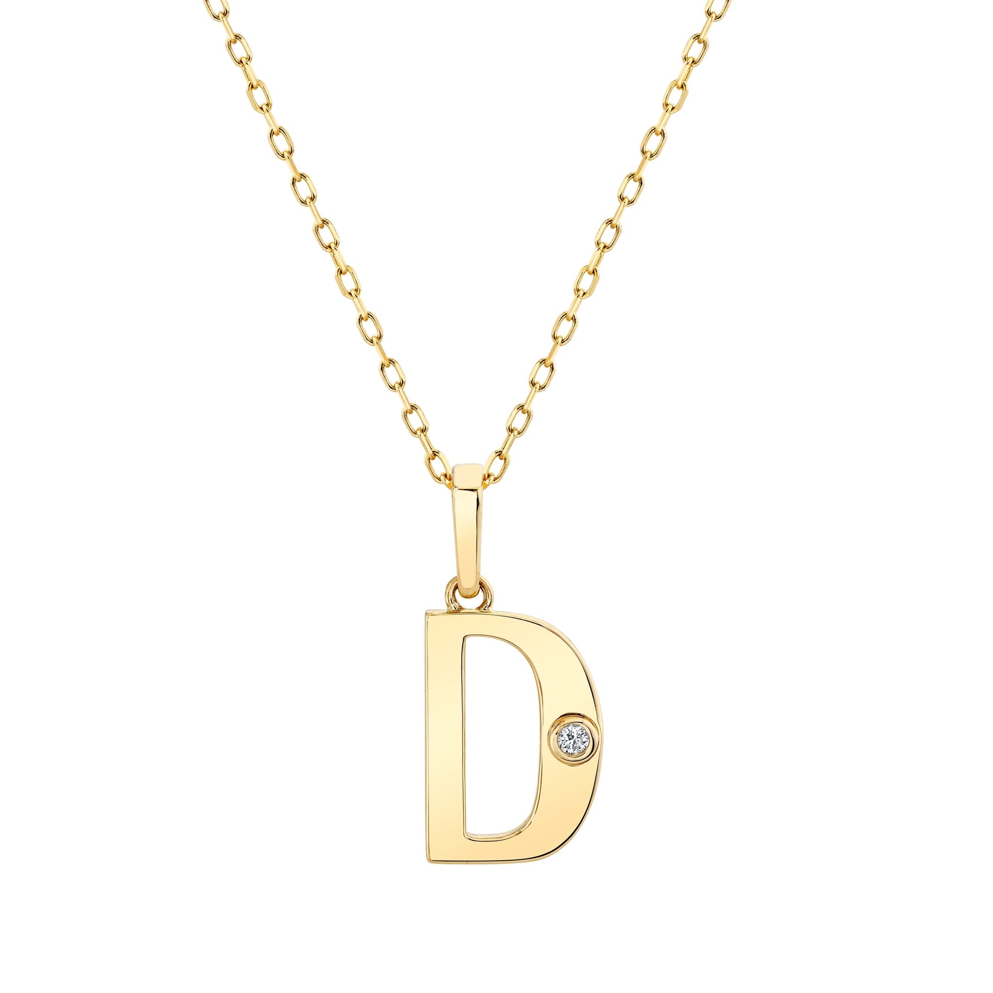 Deco Initial Pendant