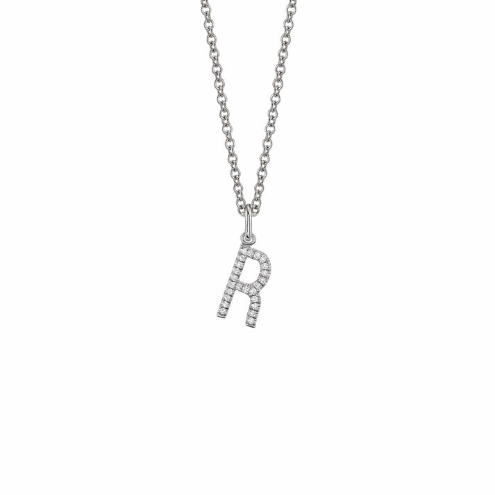 MICHAEL M Diamond Initial Pendant P141-YG-A