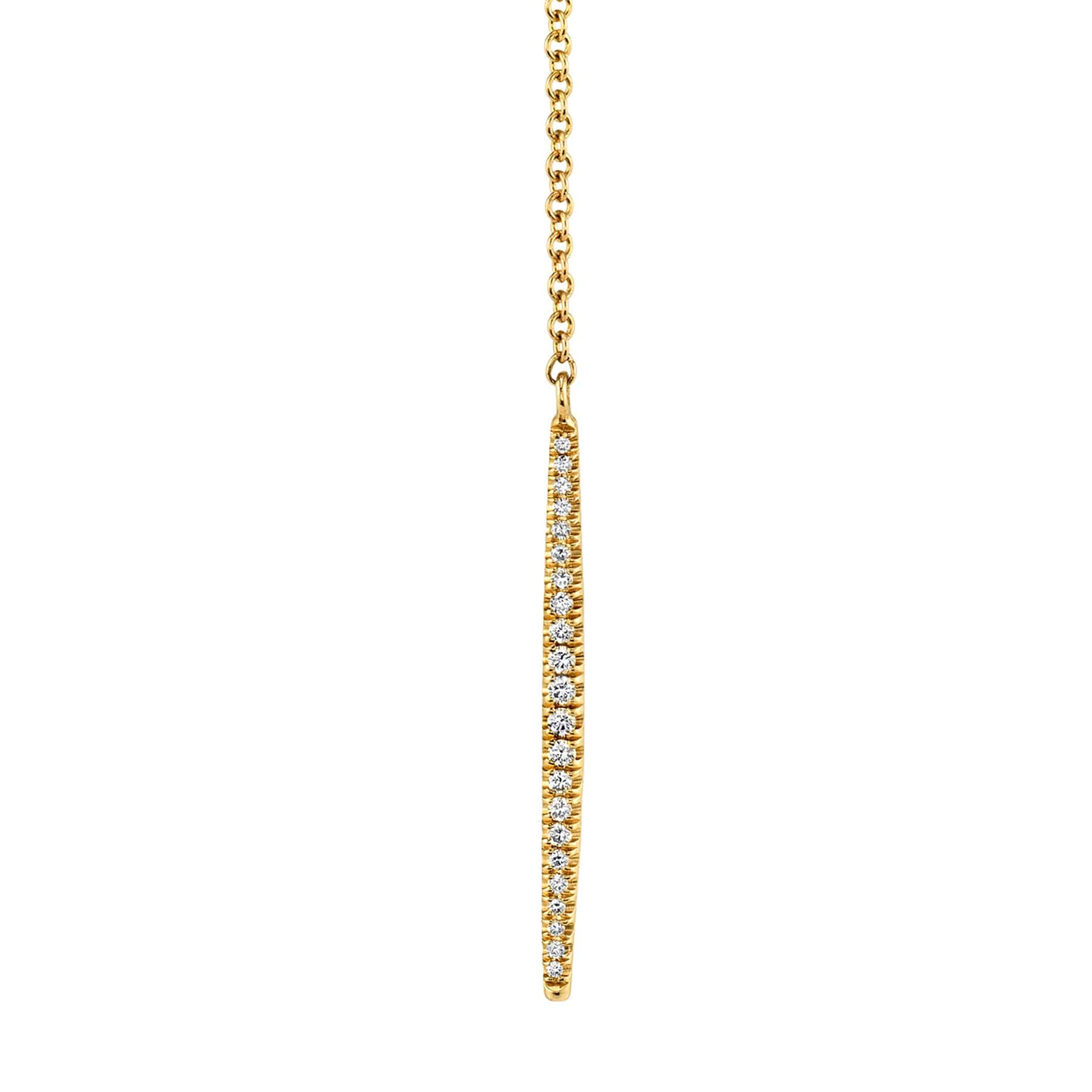 Diamond Linear Drop Necklace