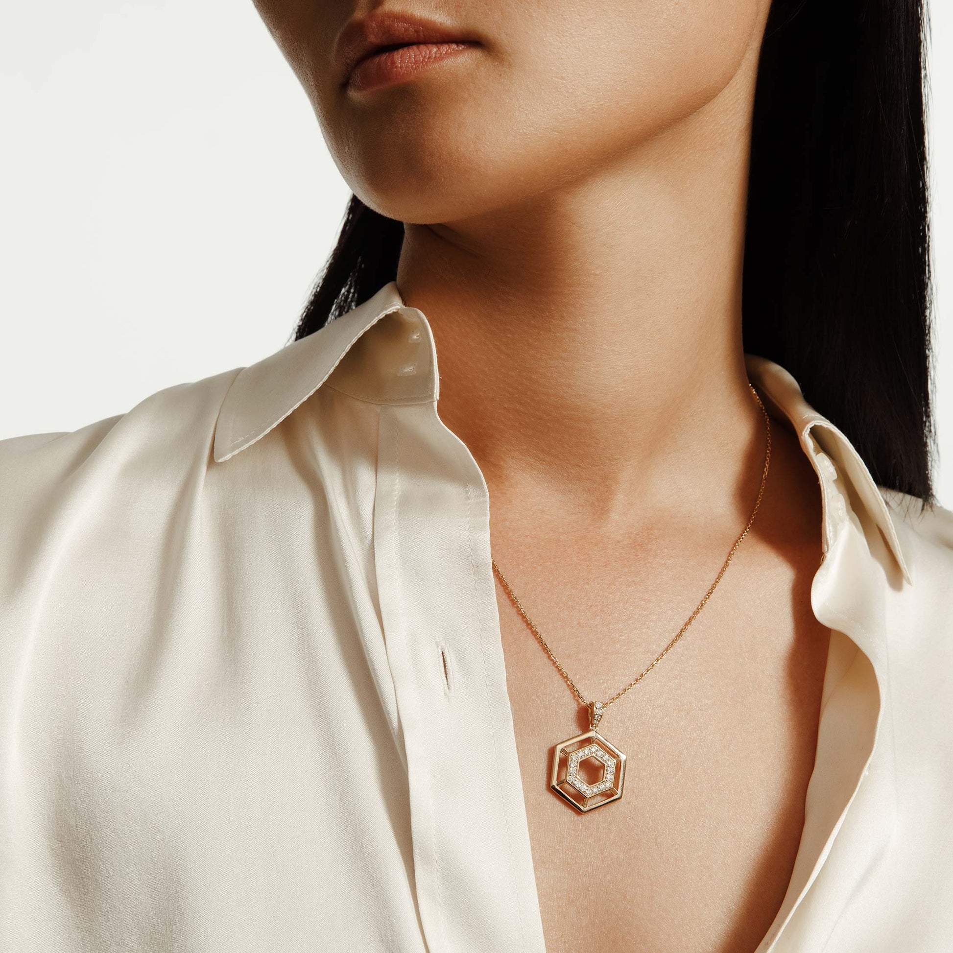 Hex Truss Pendant