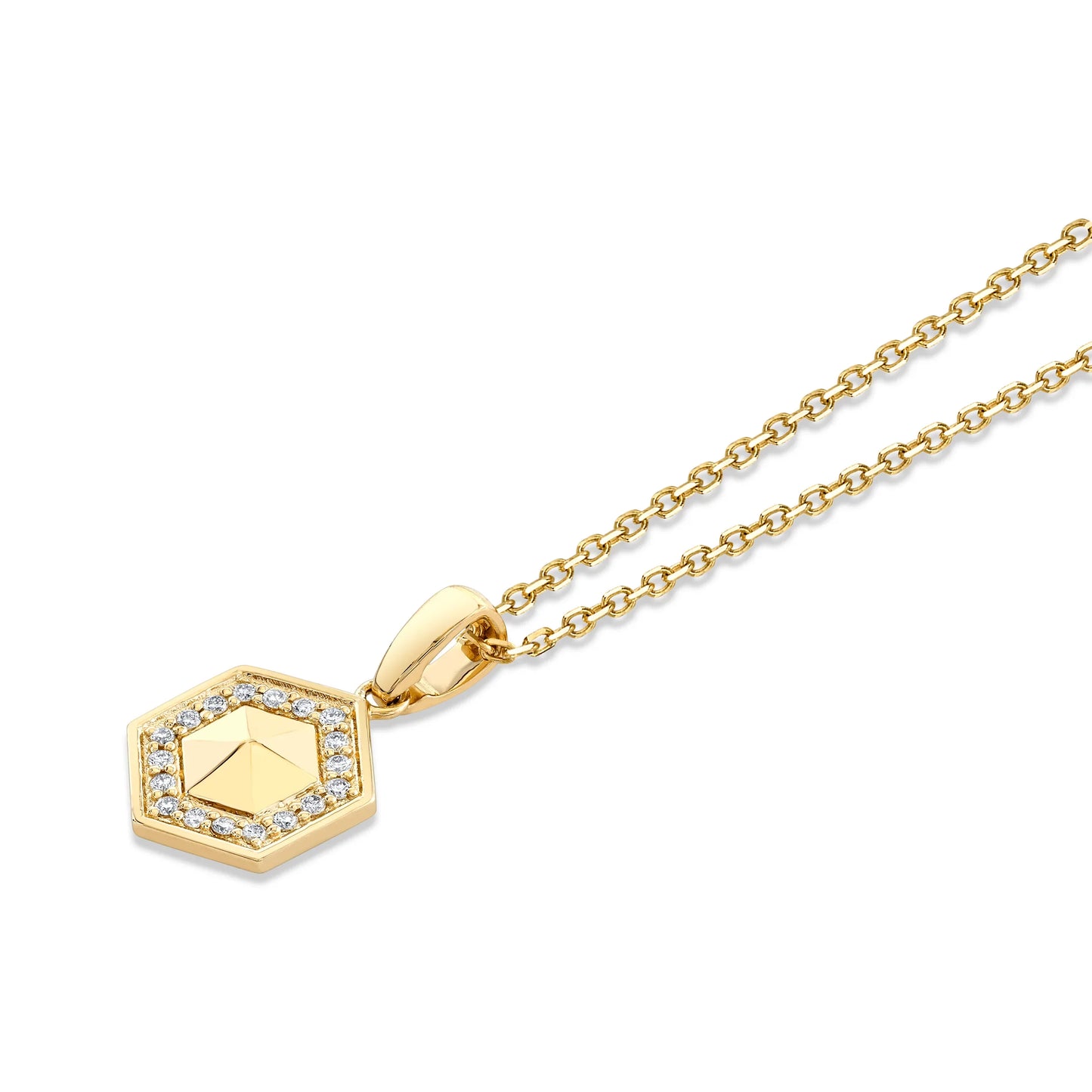 MICHAEL M Mini Hex Necklace P508