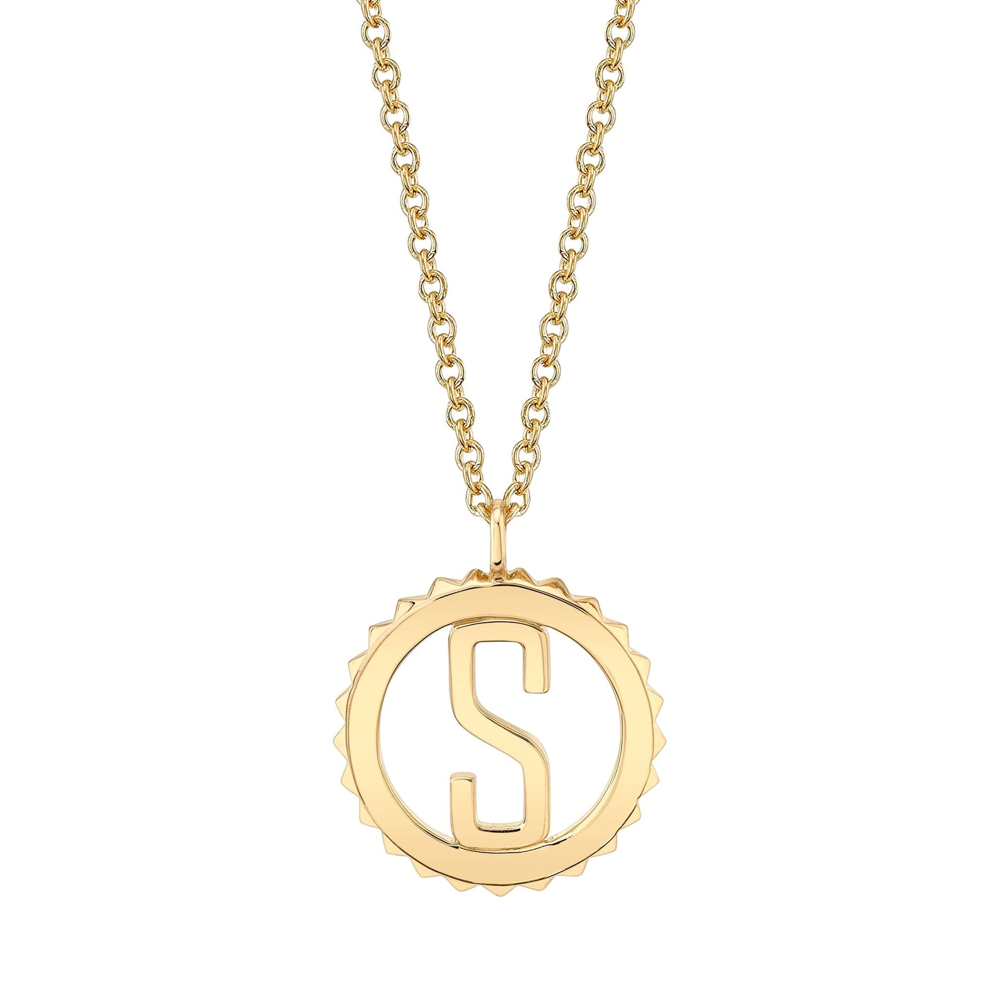 Mini Tetra Initial Medallion