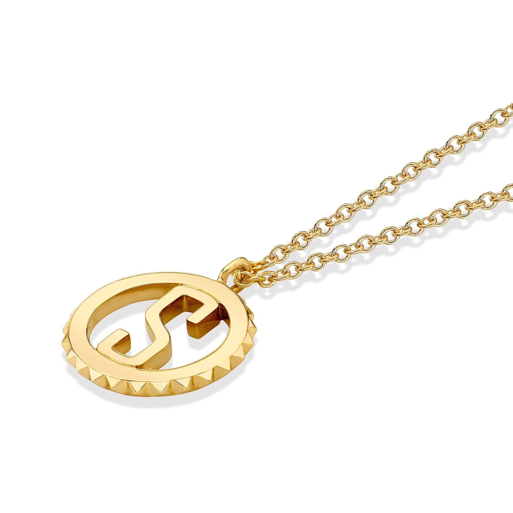 Mini Tetra Initial Medallion