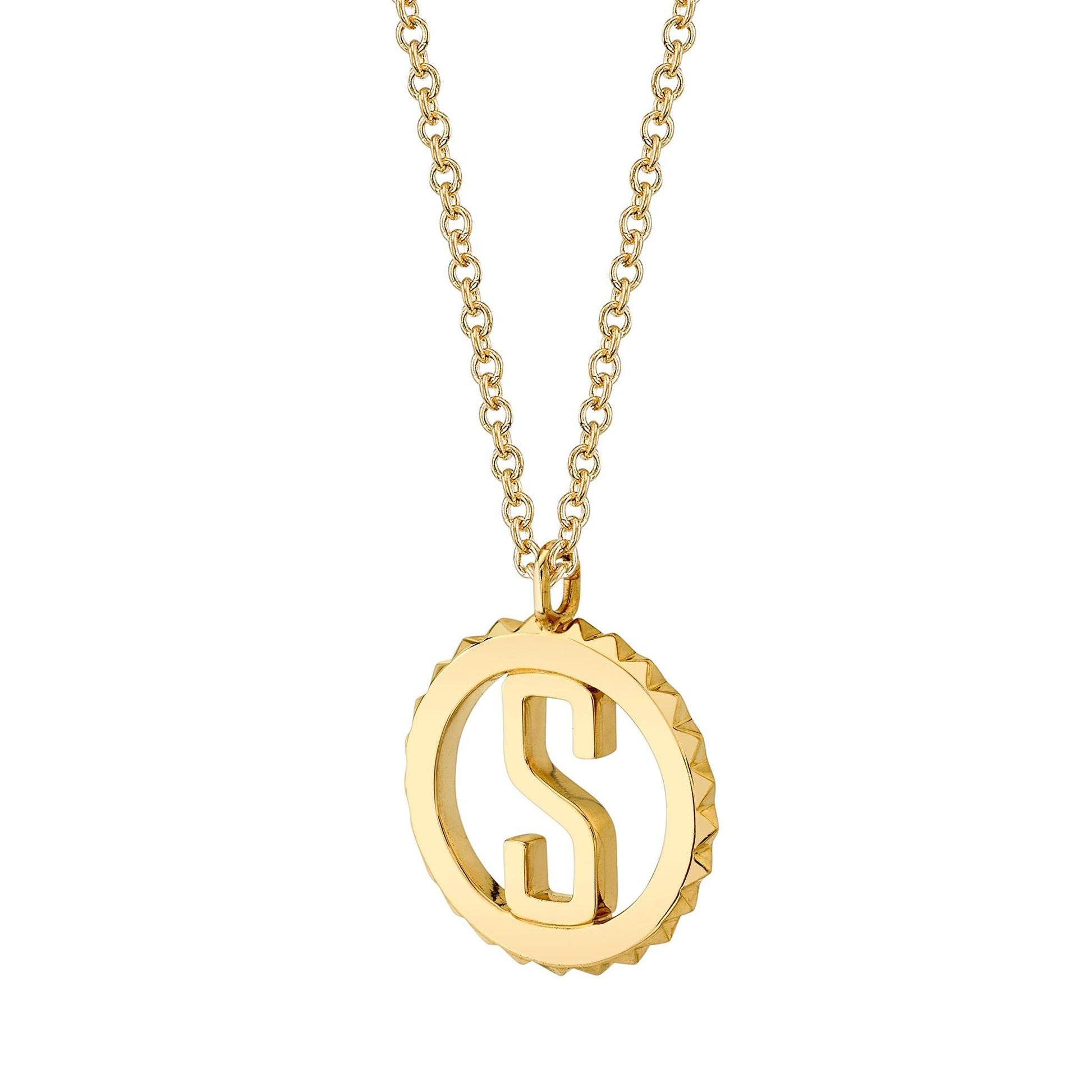 Mini Tetra Initial Medallion