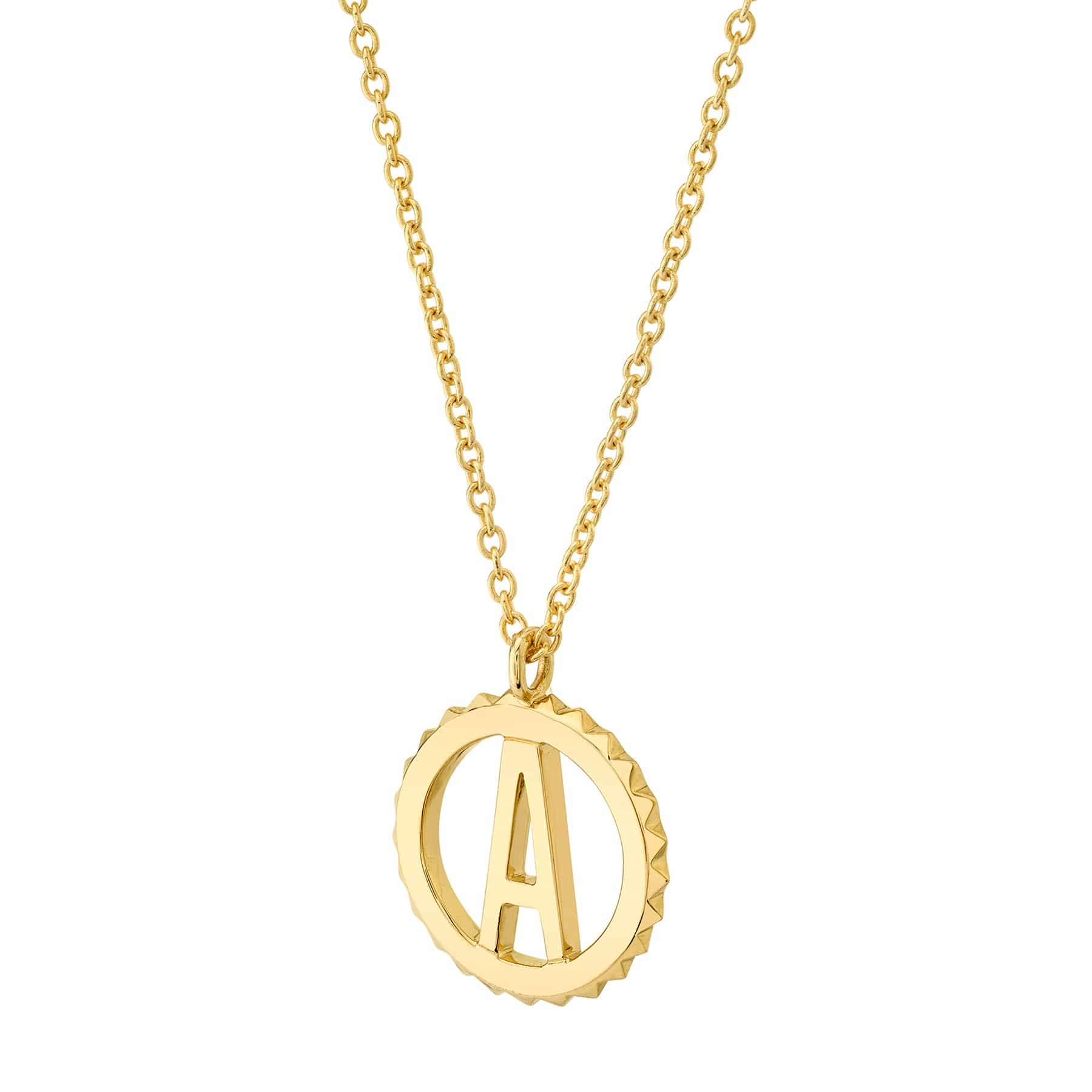 MICHAEL M Mini Tetra Initial Medallion P364YG