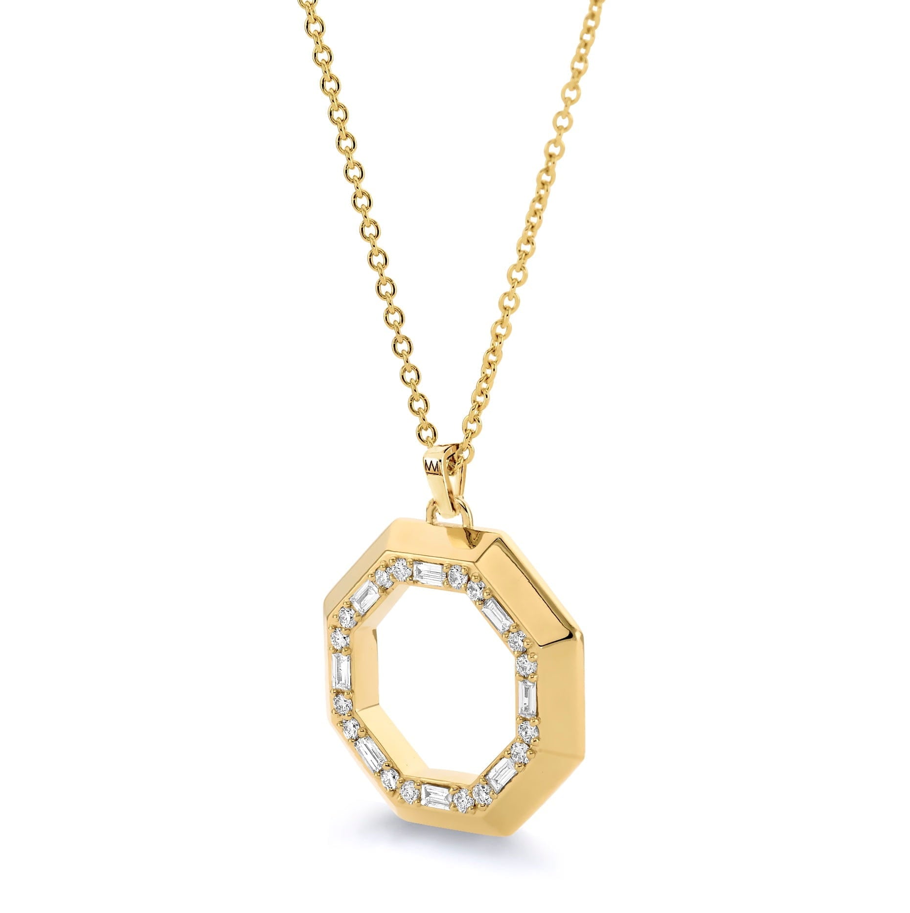 MICHAEL M Octave Baguette Necklace