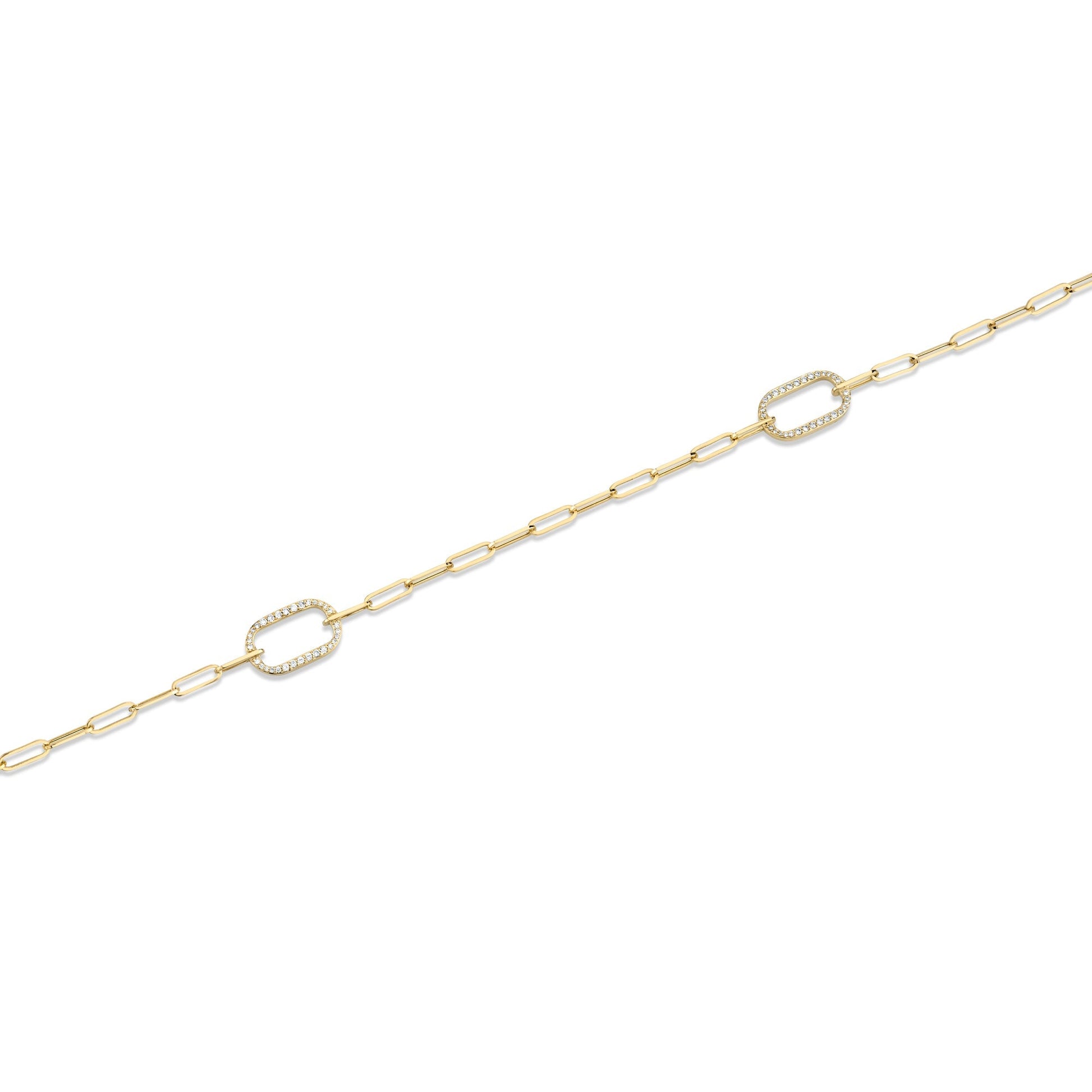 Pavé Link Station Necklace