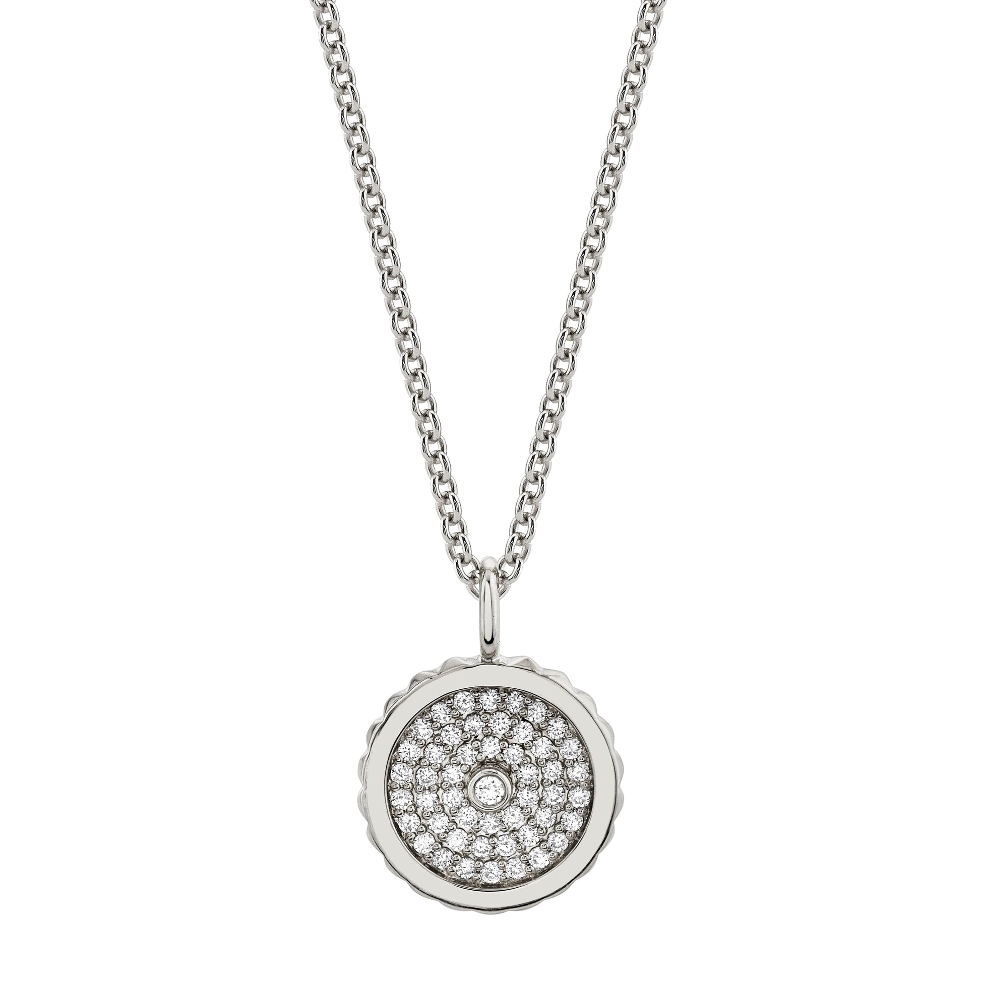 Tetra Pavé Bezel Medallion