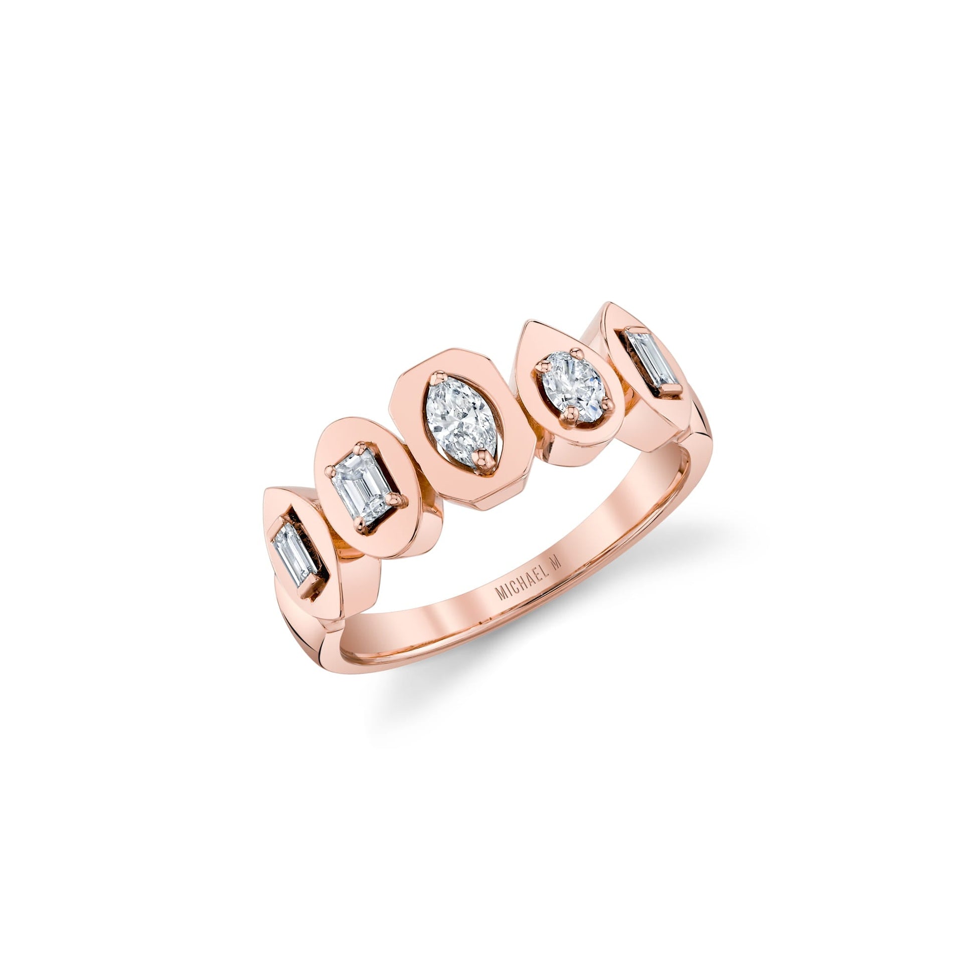 Montage Mixed-Cut Bezel Ring