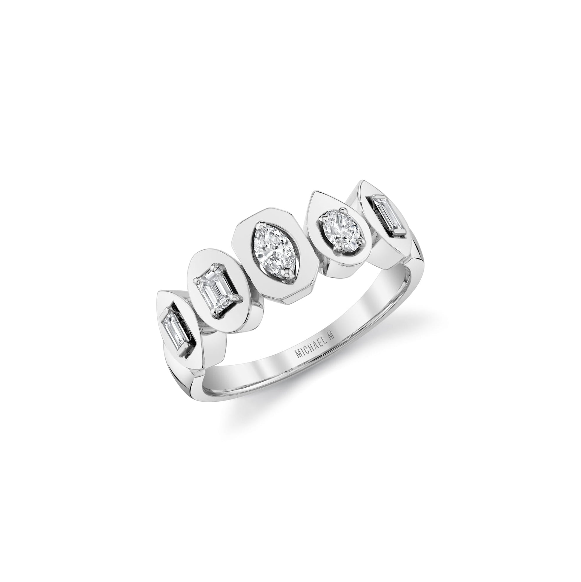 Montage Mixed-Cut Bezel Ring