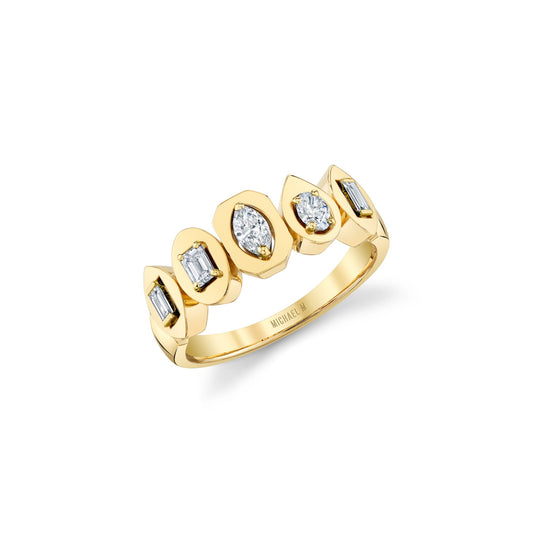 Montage Mixed-Cut Bezel Ring