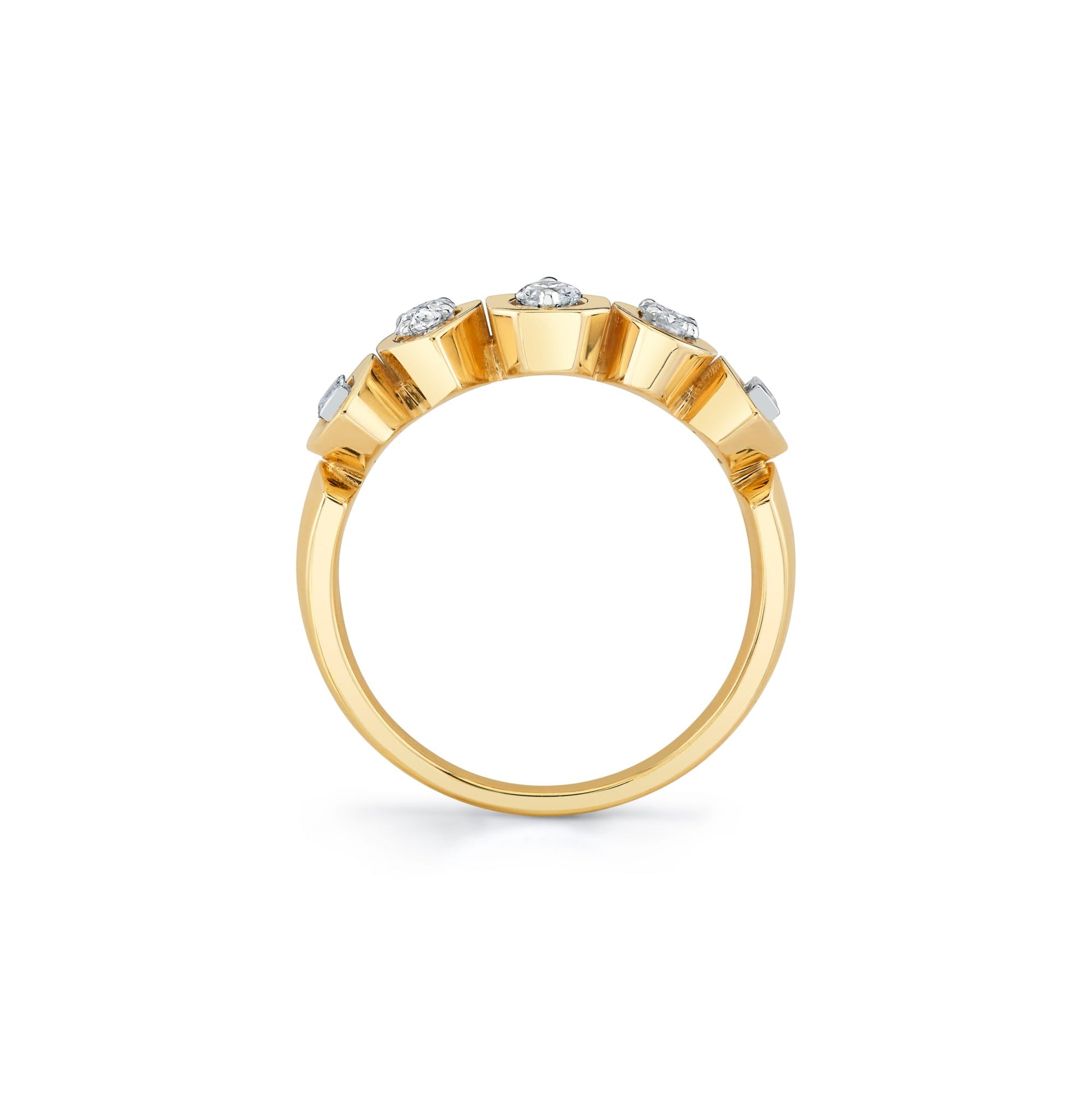 Montage Mixed-Cut Bezel Ring
