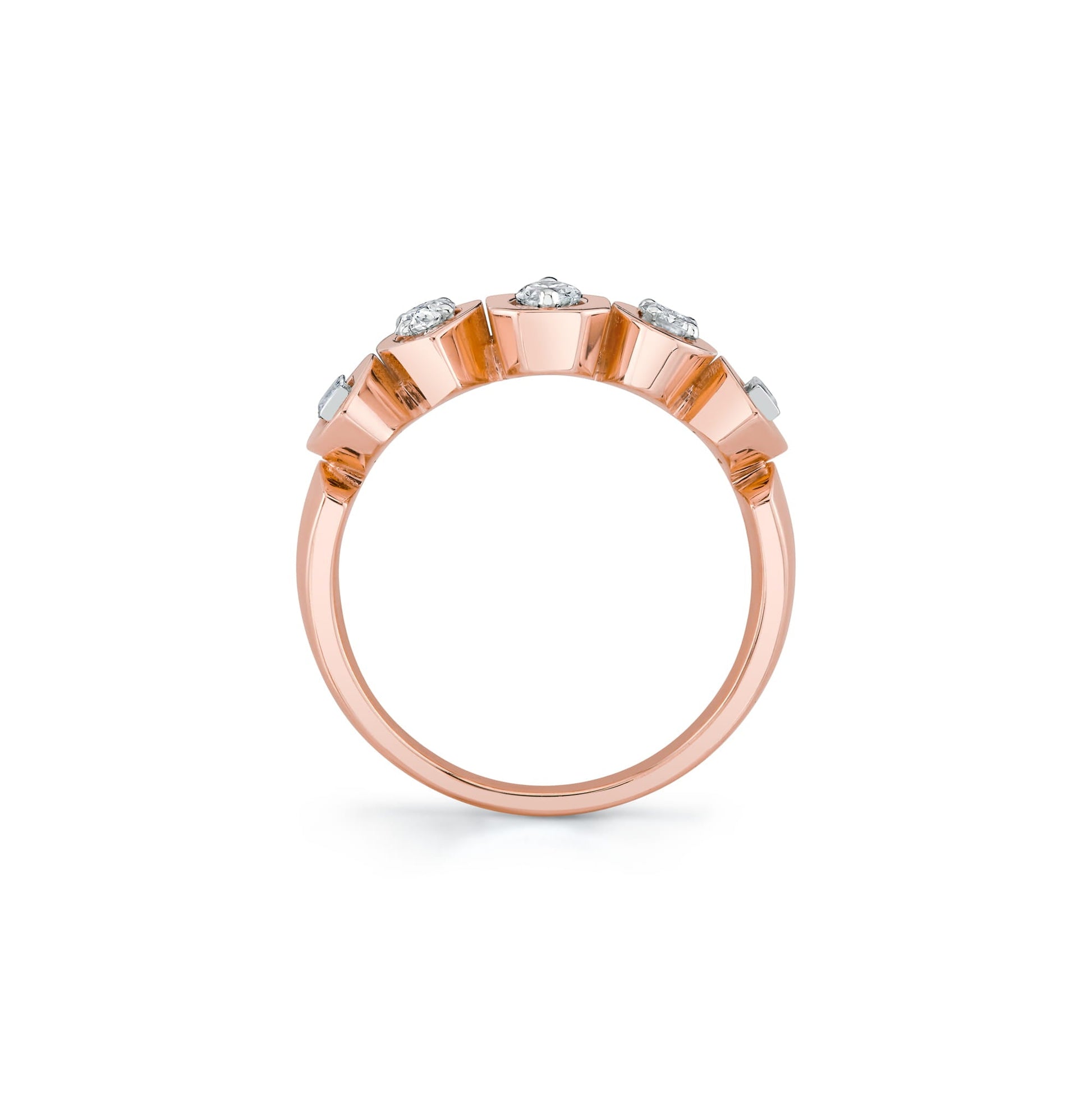 Montage Mixed-Cut Bezel Ring