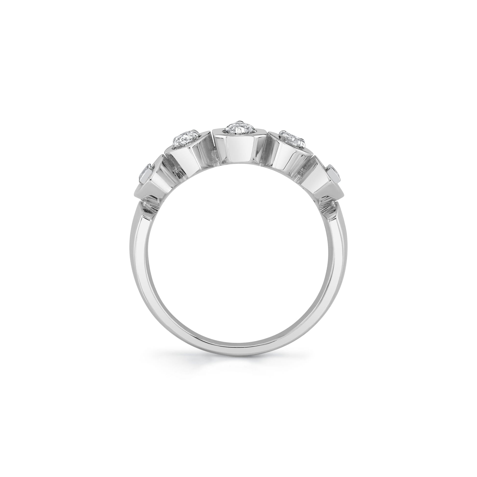 Montage Mixed-Cut Bezel Ring