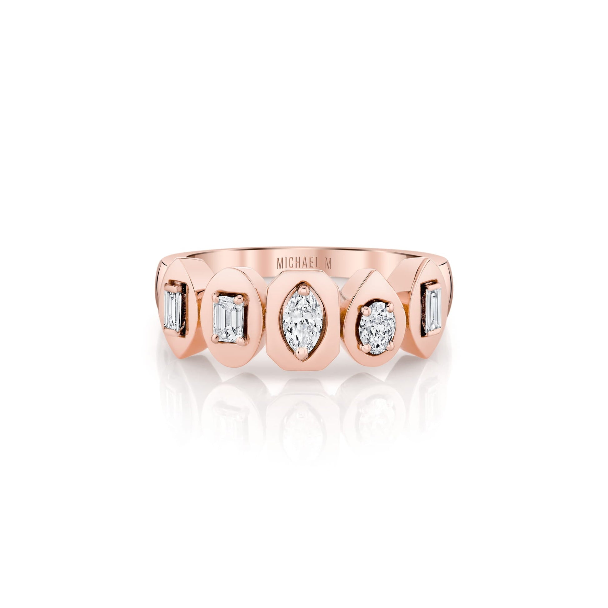 Montage Mixed-Cut Bezel Ring