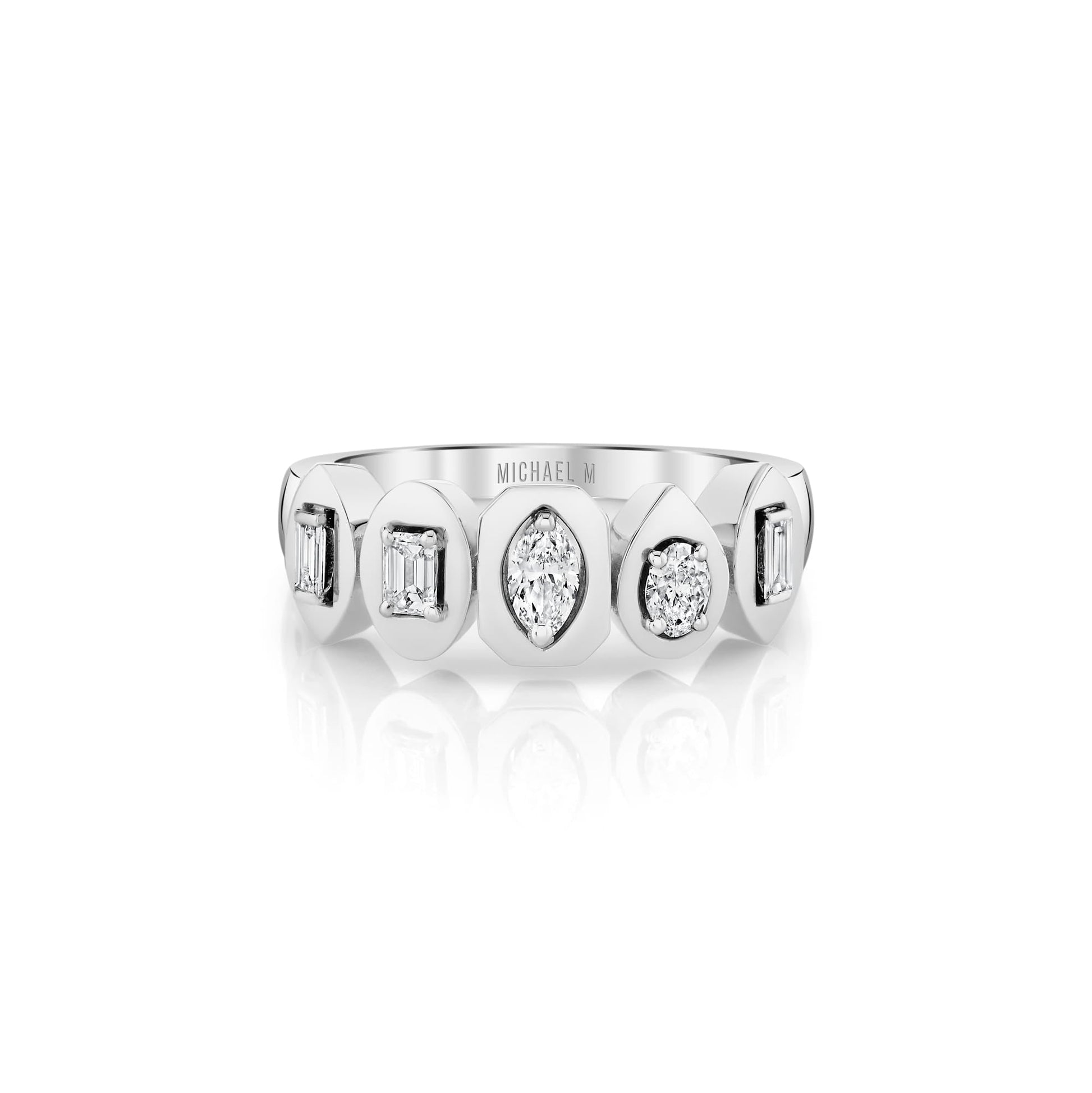 Montage Mixed-Cut Bezel Ring