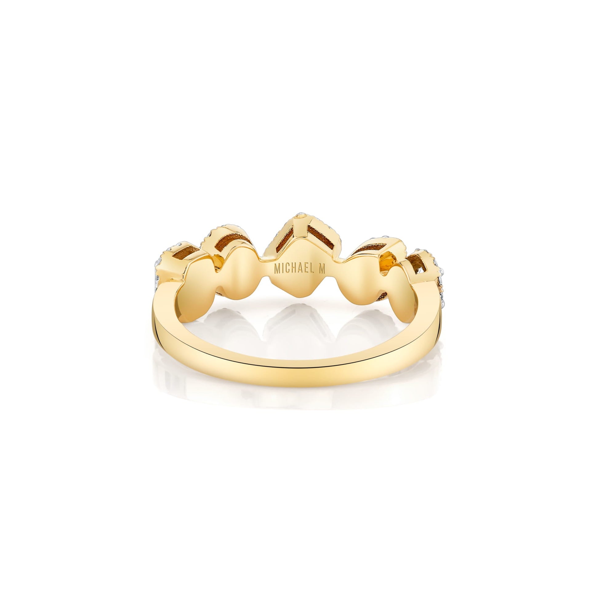 Montage Mixed-Cut Halo Ring