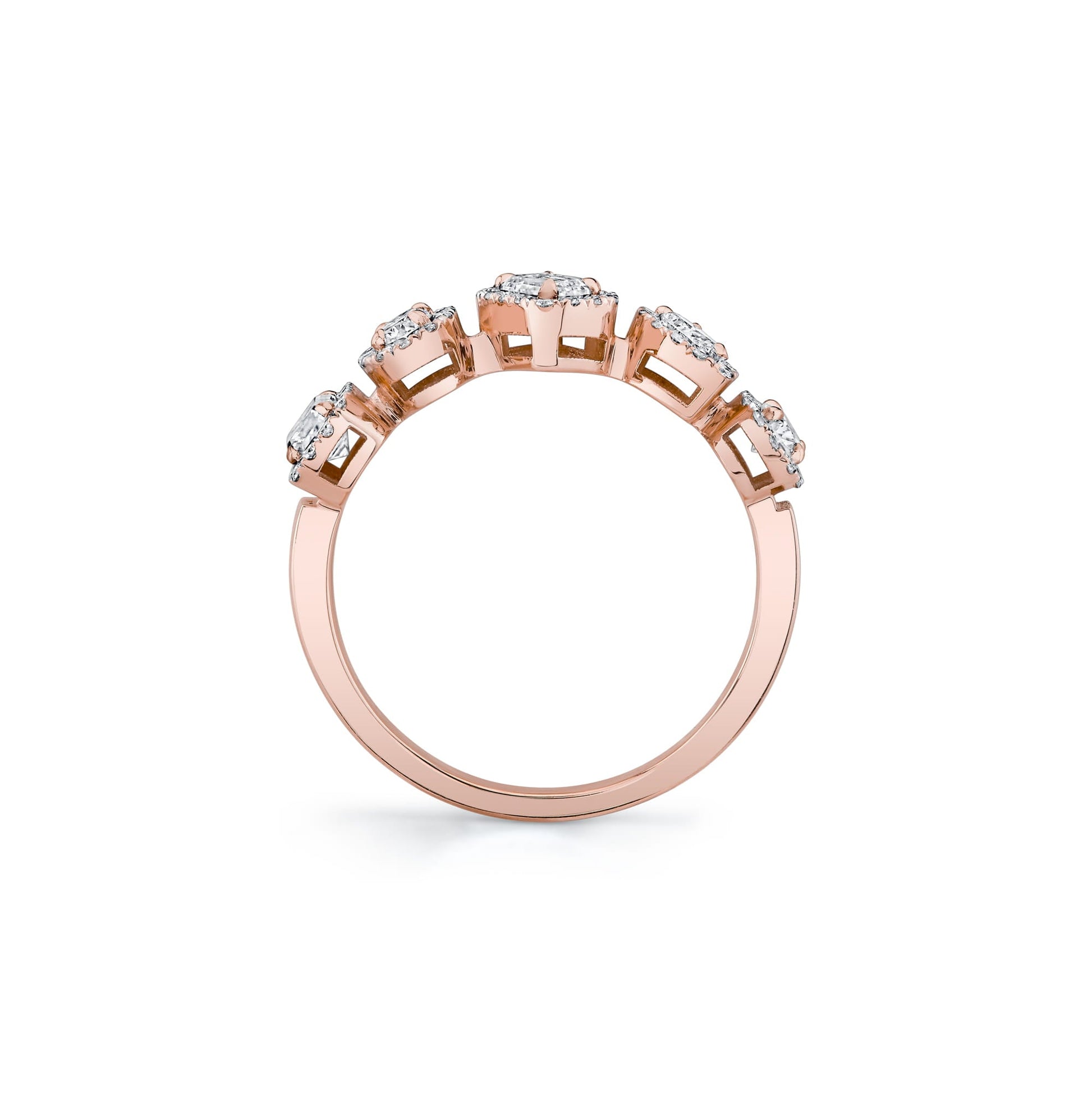 Montage Mixed-Cut Halo Ring
