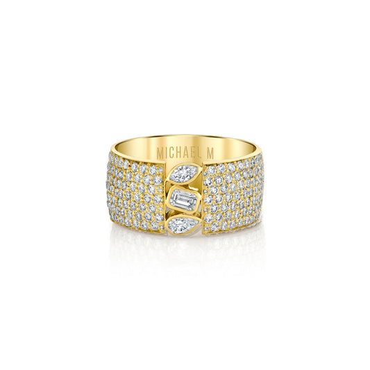 Montage Pave Cigar Band