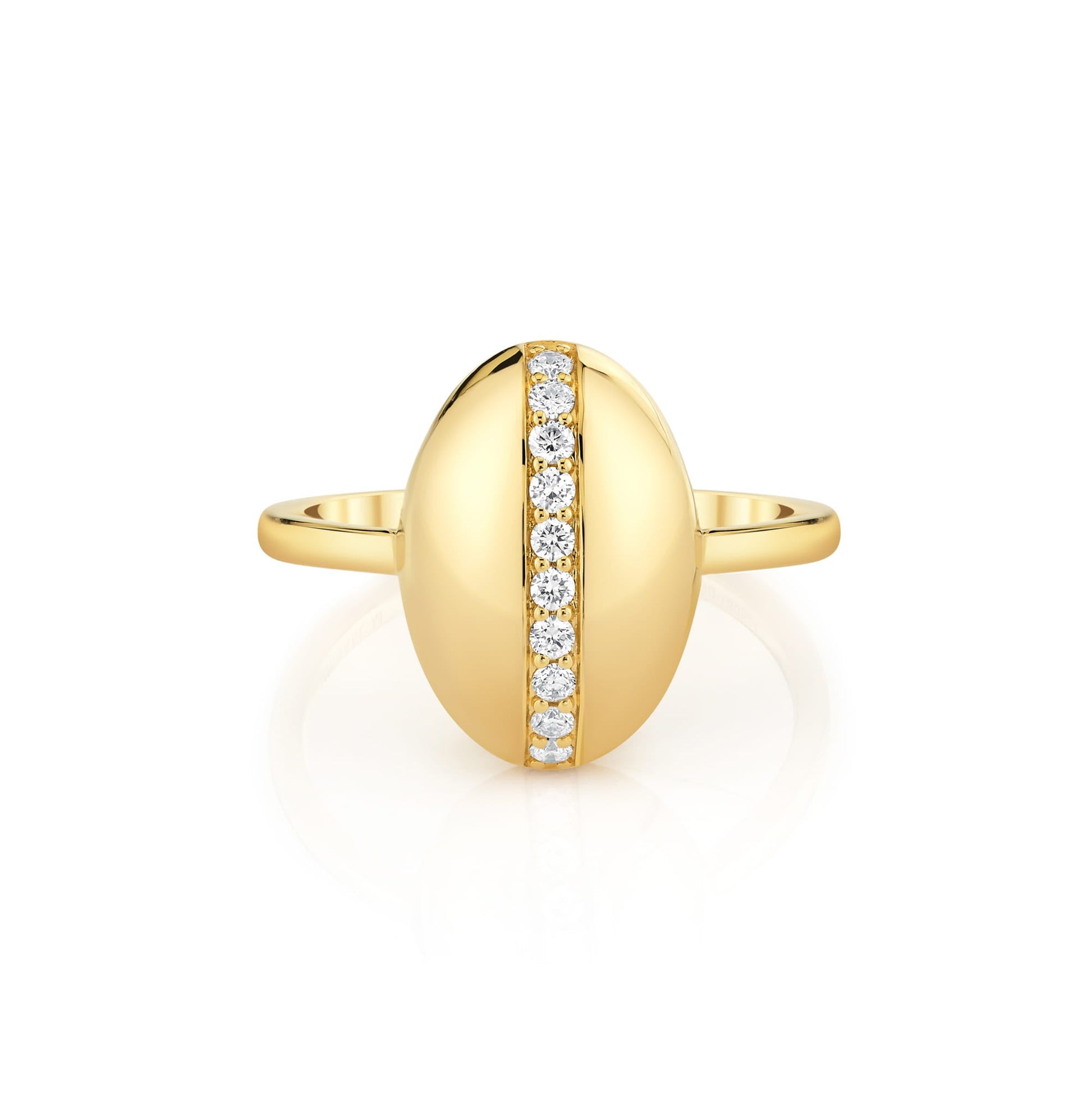 Orb Pavé Dome Ring