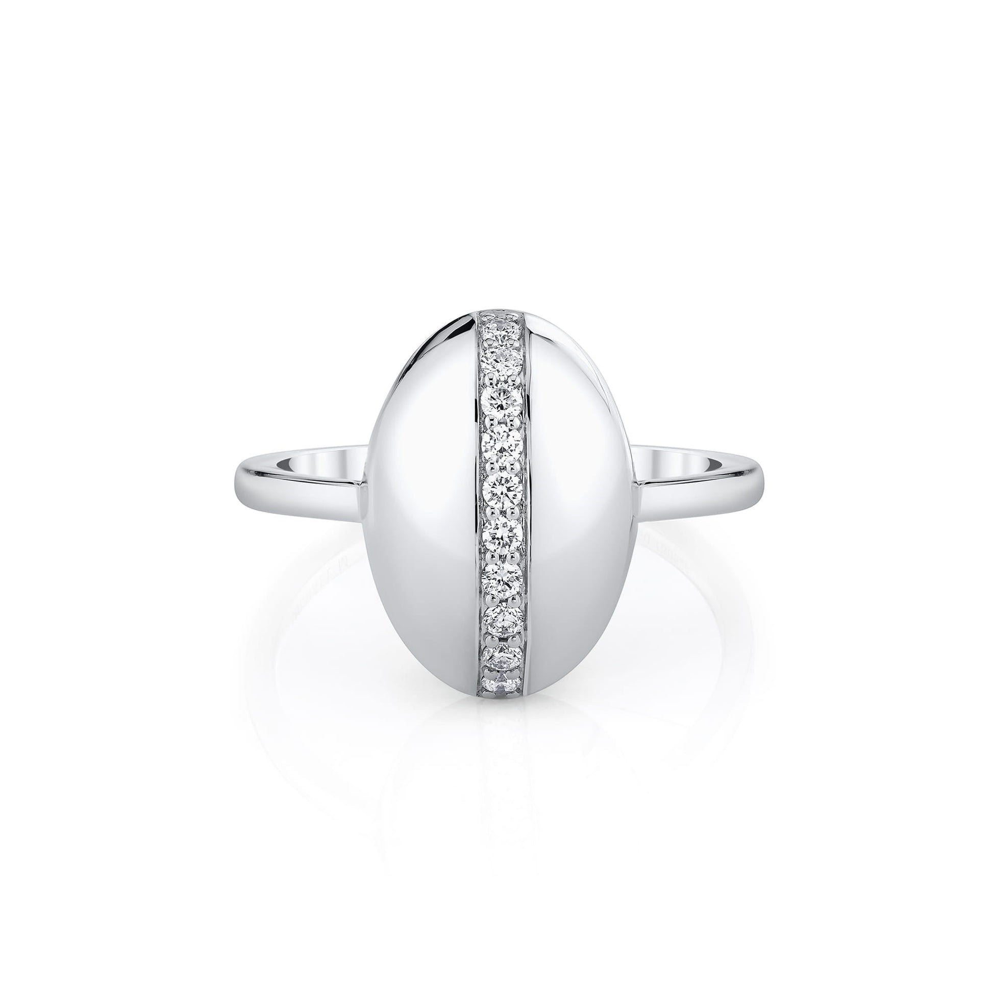Orb Pavé Dome Ring