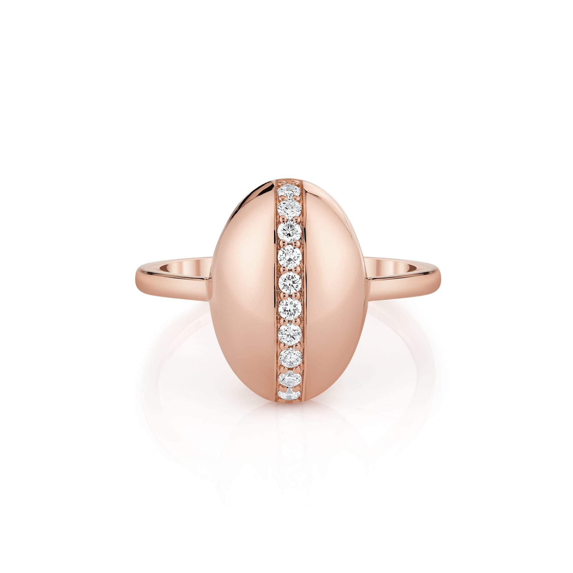 Orb Pavé Dome Ring