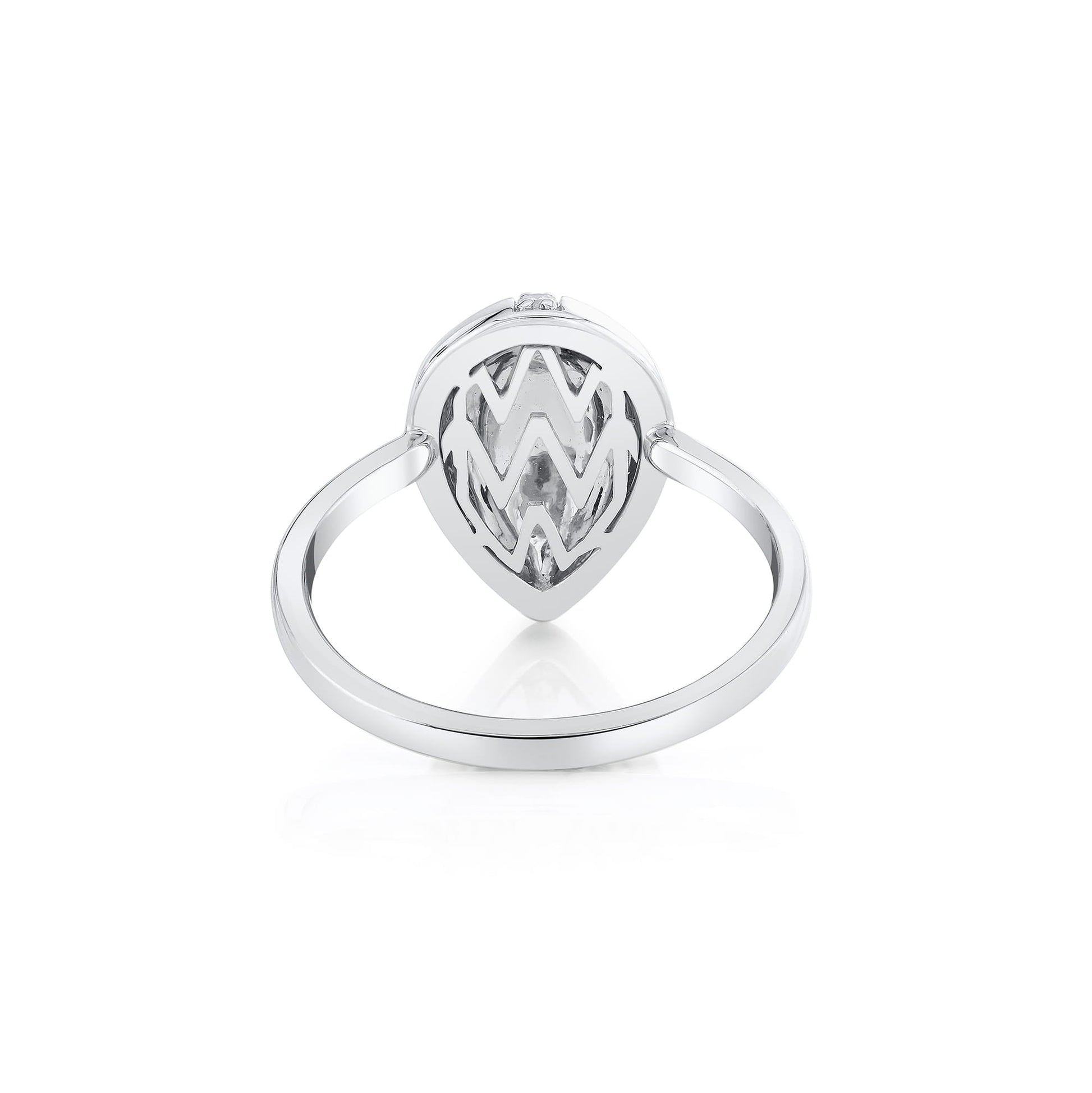 Orb Pavé Sculpted Ring