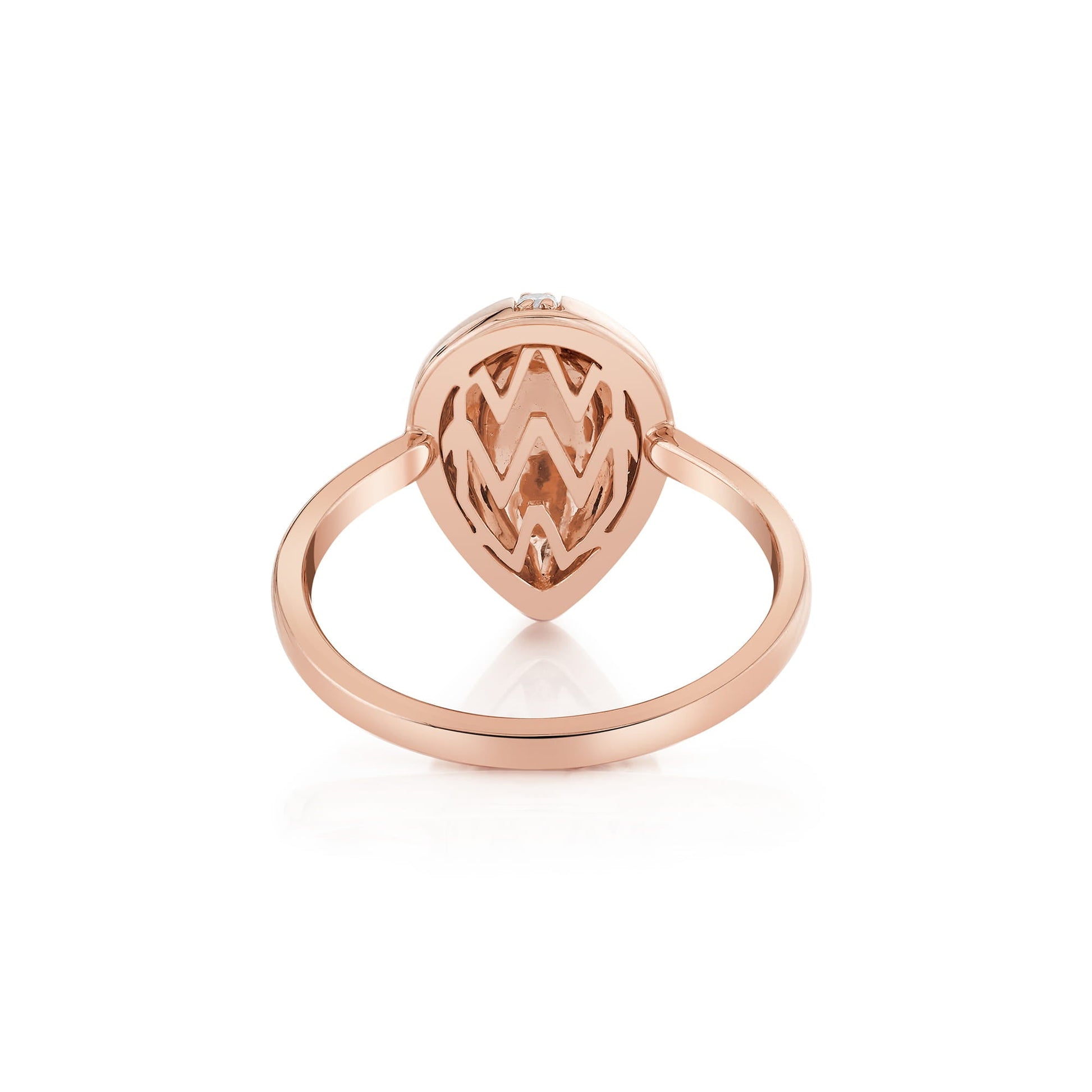Orb Pavé Sculpted Ring