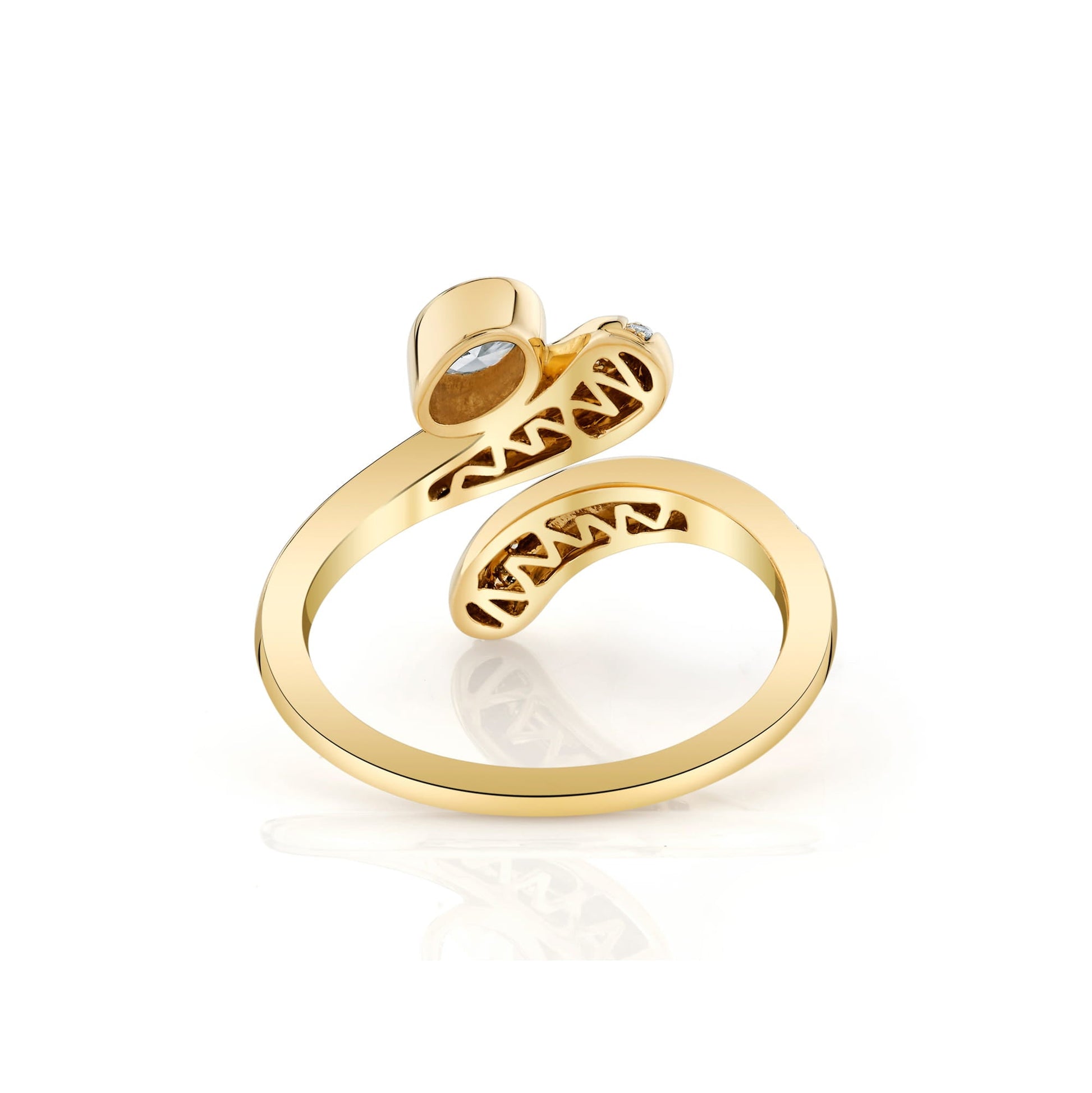 Orb Pavé Wrap Ring